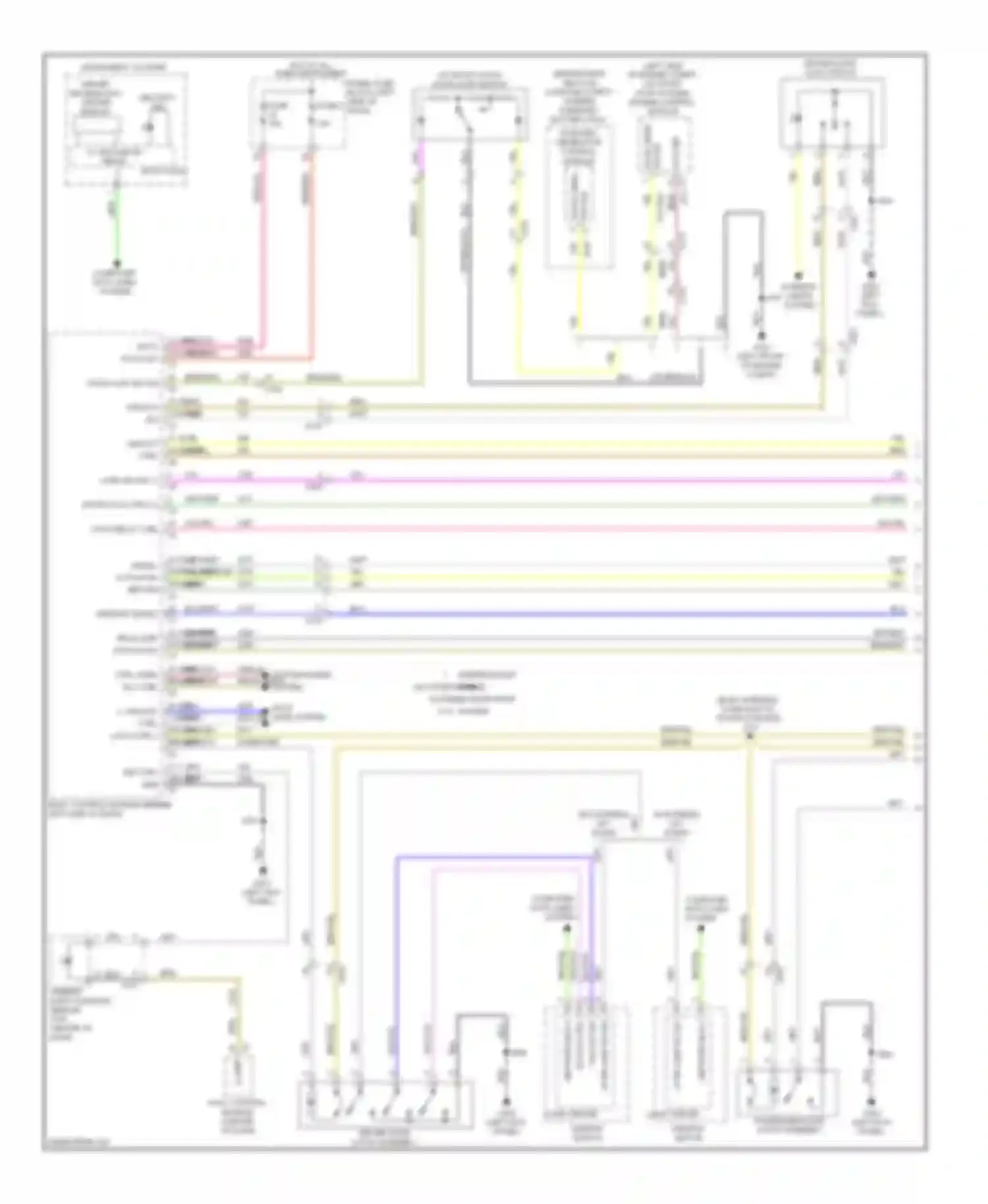 Wiring diagram hybrid except hybrid w/ start/stop system w/o start/stop system 2 3 4 for Chevrolet Malibu VIII facelift (2013-2016) (1 of 5)