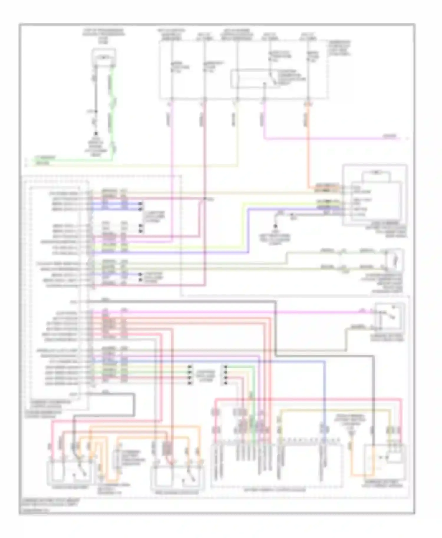 Wiring diagram hybrid/ev powertrain control module starter/generator control module for Chevrolet Malibu VIII facelift (2013-2016) (2 of 2)