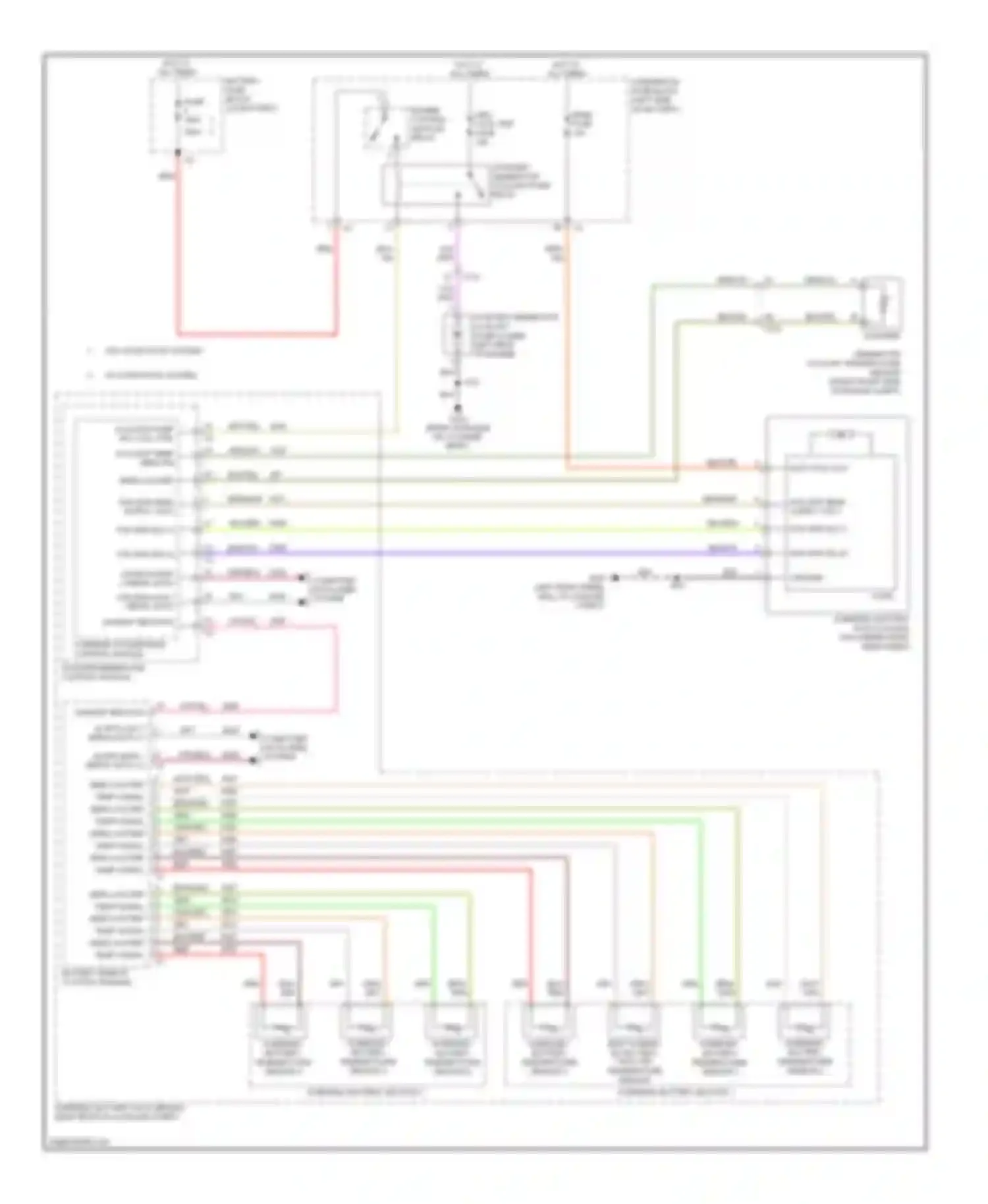 Wiring diagram hybrid/ev powertrain control module starter/generator control module for Chevrolet Malibu VIII facelift (2013-2016) (1 of 2)