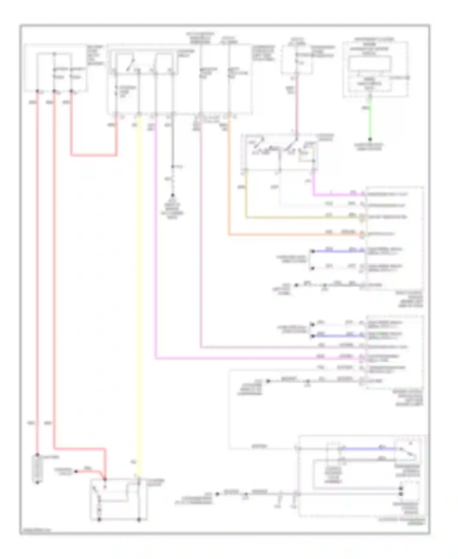 Wiring diagram ign key resistor sig for Chevrolet Malibu VIII facelift (2013-2016) (2 of 4)