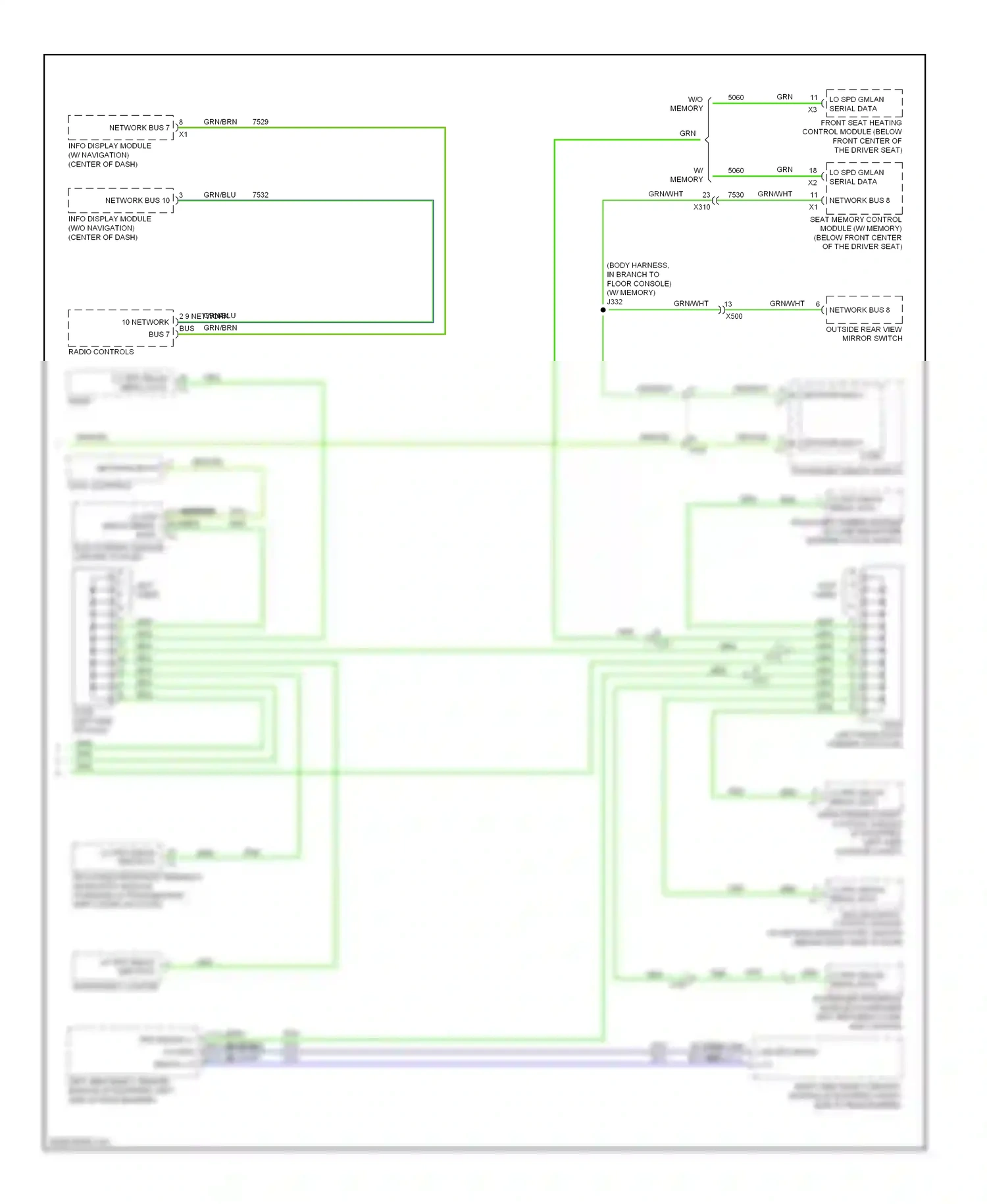 Wiring diagram keyless entry control module for Chevrolet Malibu VIII facelift (2013-2016) (2 of 8)