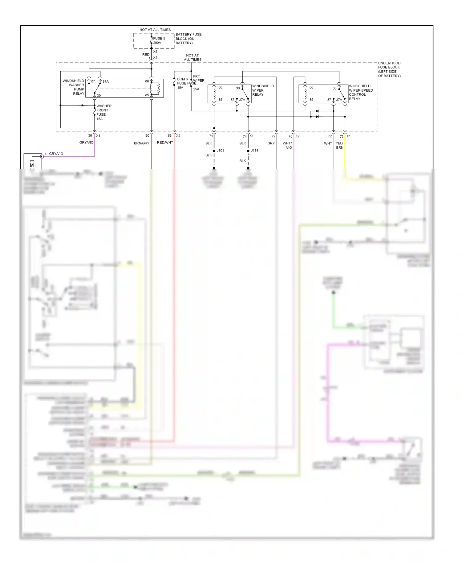 Wiring diagram low ind ctrl for Chevrolet Malibu VIII facelift (2013-2016) (1 of 1)
