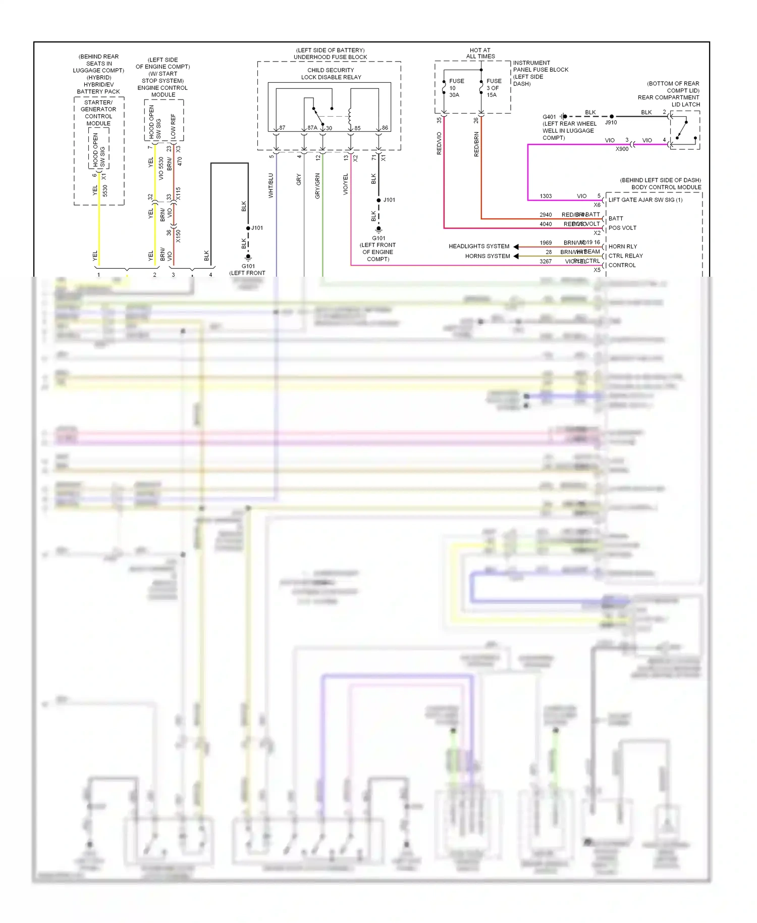 Wiring diagram low ref for Chevrolet Malibu VIII facelift (2013-2016) (5 of 41)