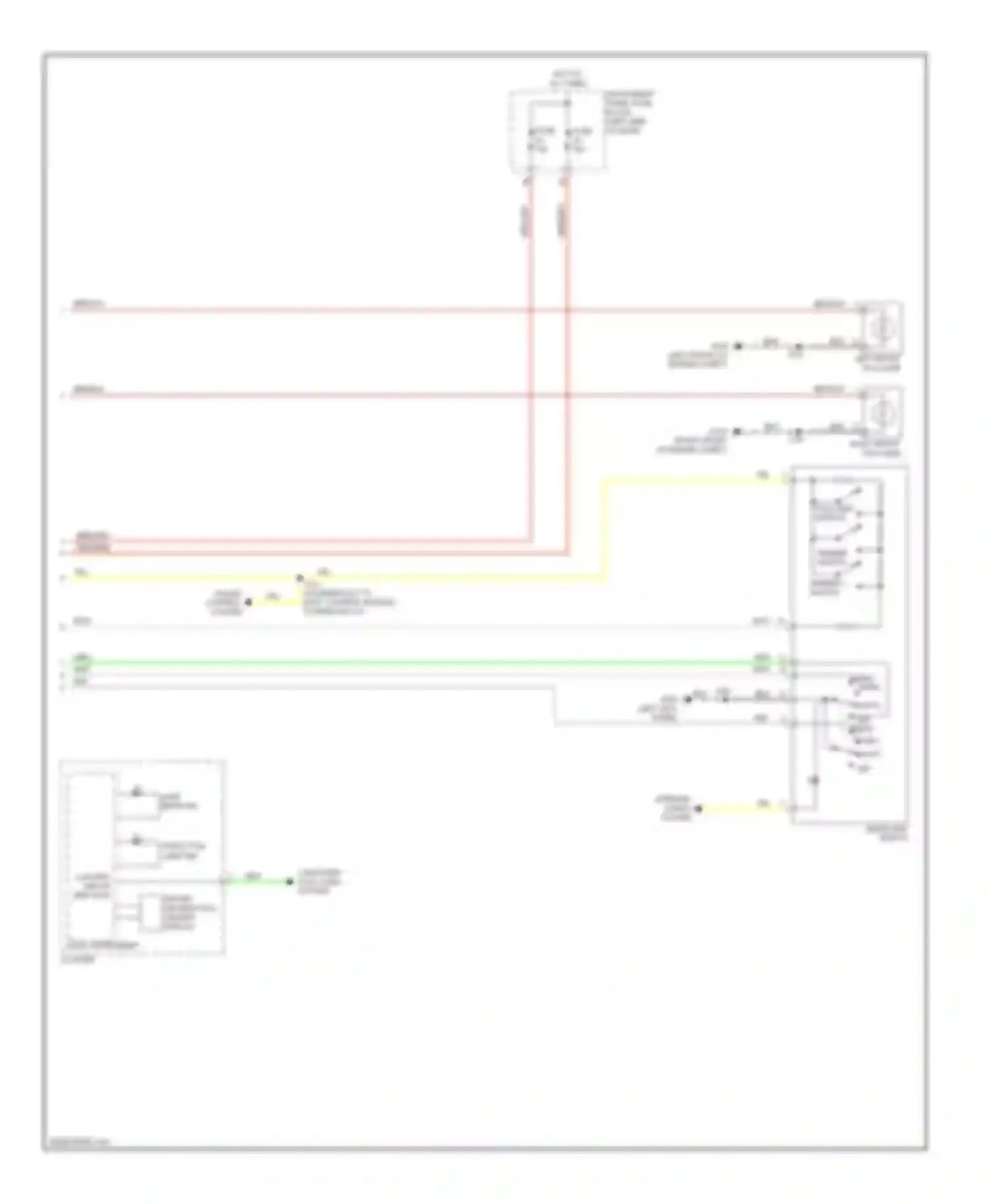 Wiring diagram (on breakout to body control module for Chevrolet Malibu VIII facelift (2013-2016) (3 of 7)