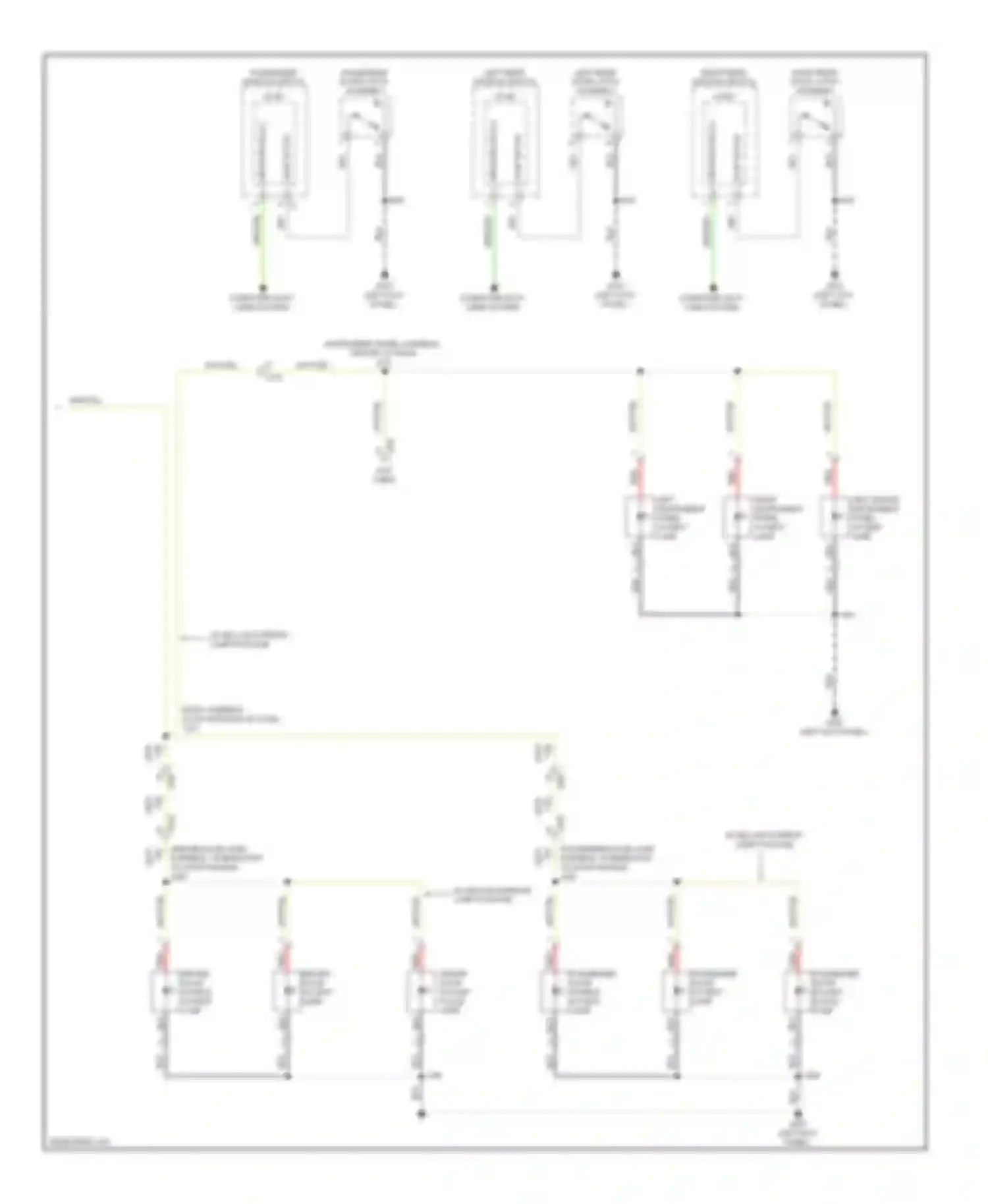 Wiring diagram passenger window switch logic for Chevrolet Malibu VIII facelift (2013-2016) (1 of 1)