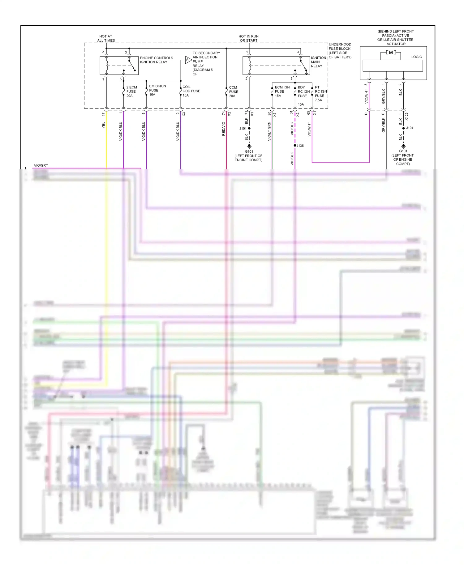 Wiring diagram relay ctrl for Chevrolet Malibu VIII facelift (2013-2016) (1 of 1)