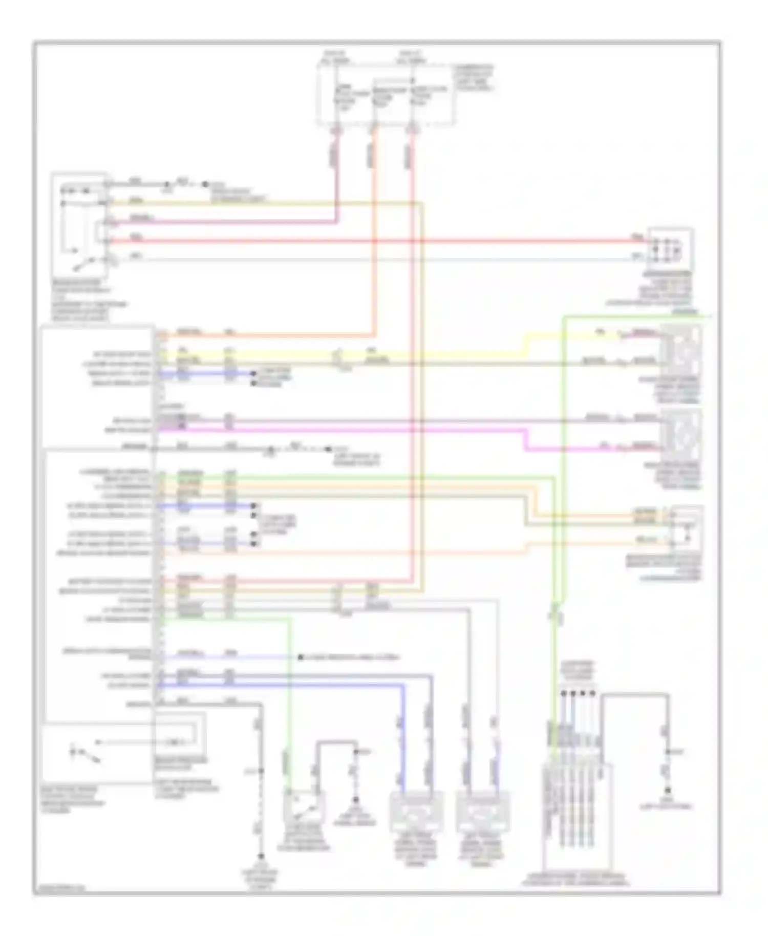 Wiring diagram rf wss sig rf wss low ref hi spd gmlan serial data + hi spd gmlan serial data - for Chevrolet Malibu VIII facelift (2013-2016) (1 of 1)