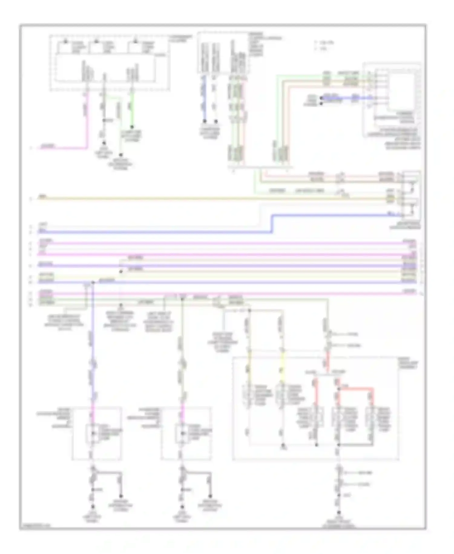 Wiring diagram right front outer turn signal lamp right front turn signal for Chevrolet Malibu VIII facelift (2013-2016) (1 of 1)