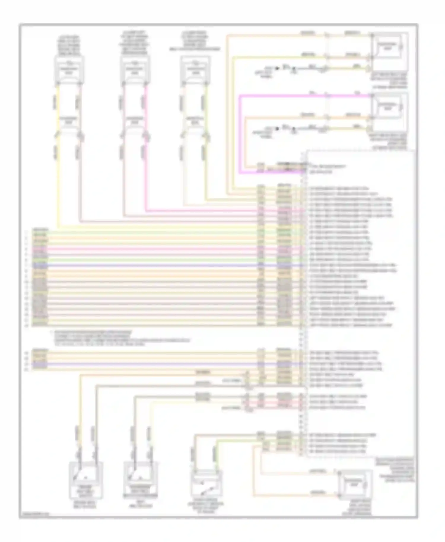 Wiring diagram right middle side impact sensing mod low ref for Chevrolet Malibu VIII facelift (2013-2016) (1 of 1)