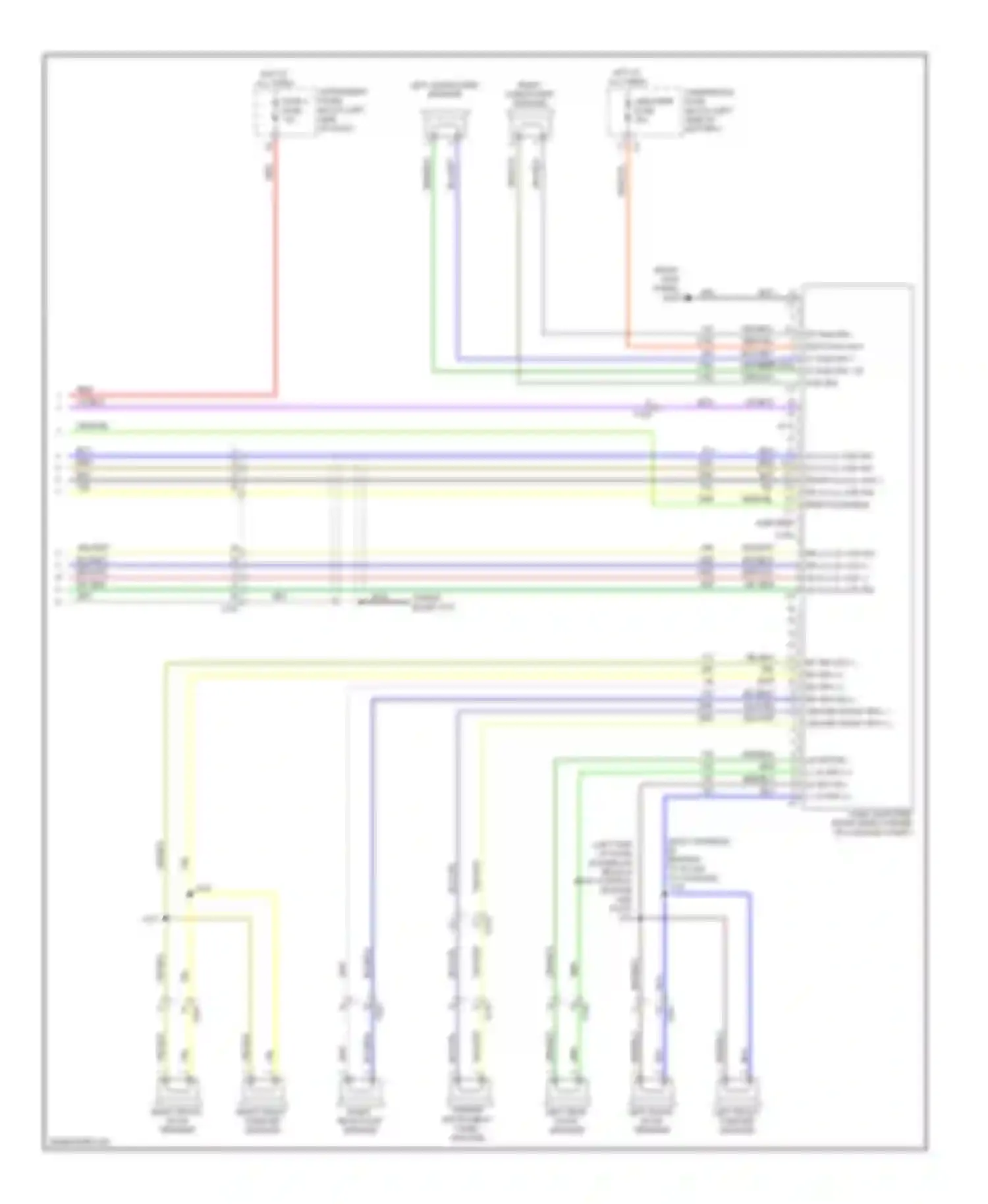 Wiring diagram rt sub spk - batt pos volt lt sub spk + lt sub spk - rt sub spk + for Chevrolet Malibu VIII facelift (2013-2016) (1 of 2)