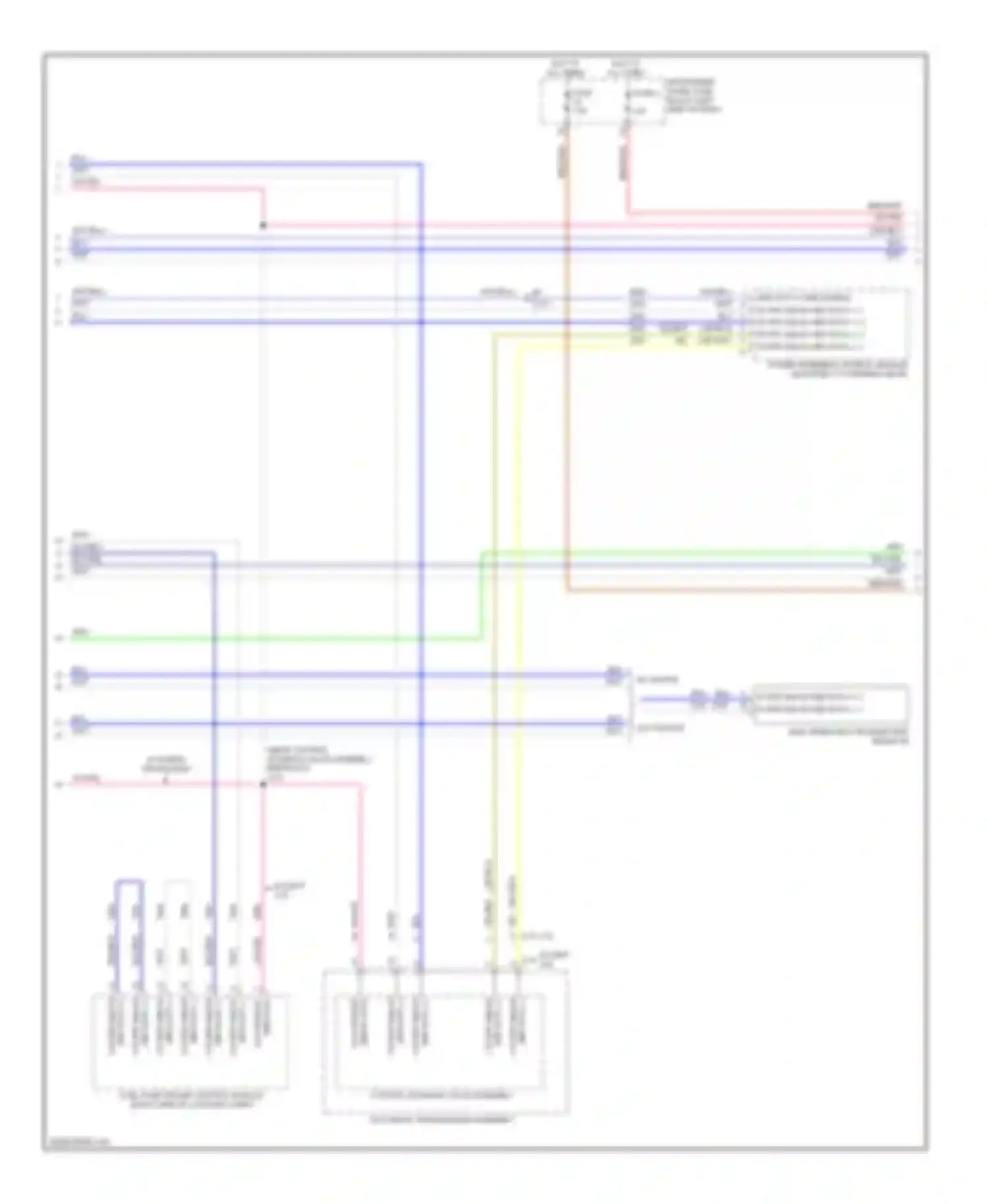 Wiring diagram serial data acc wakeup for Chevrolet Malibu VIII facelift (2013-2016) (1 of 1)