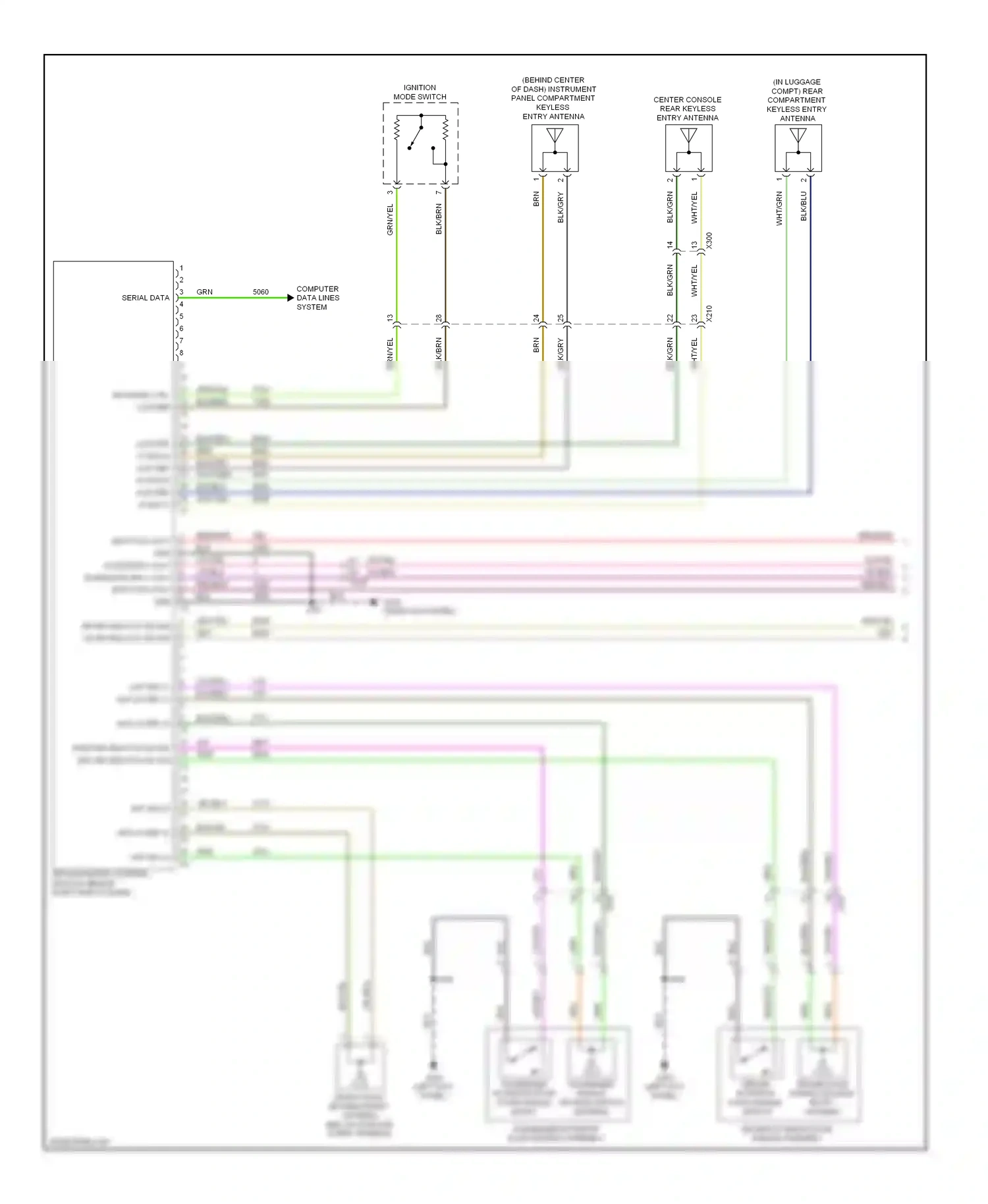 Wiring diagram serial data for Chevrolet Malibu VIII facelift (2013-2016) (4 of 21)