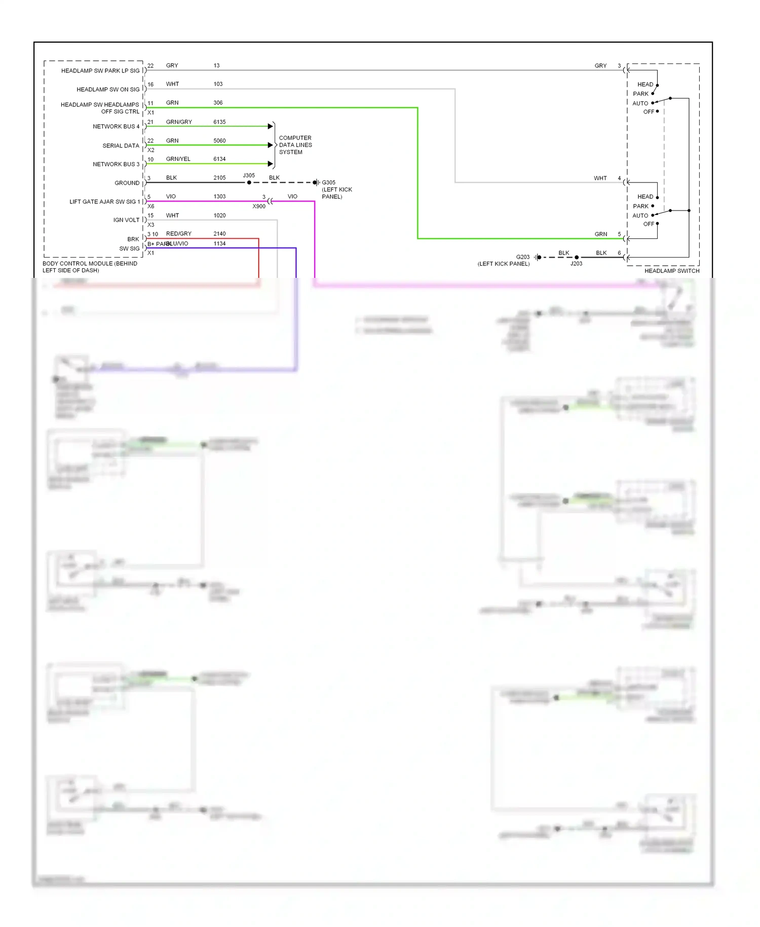 Wiring diagram serial data for Chevrolet Malibu VIII facelift (2013-2016) (20 of 21)