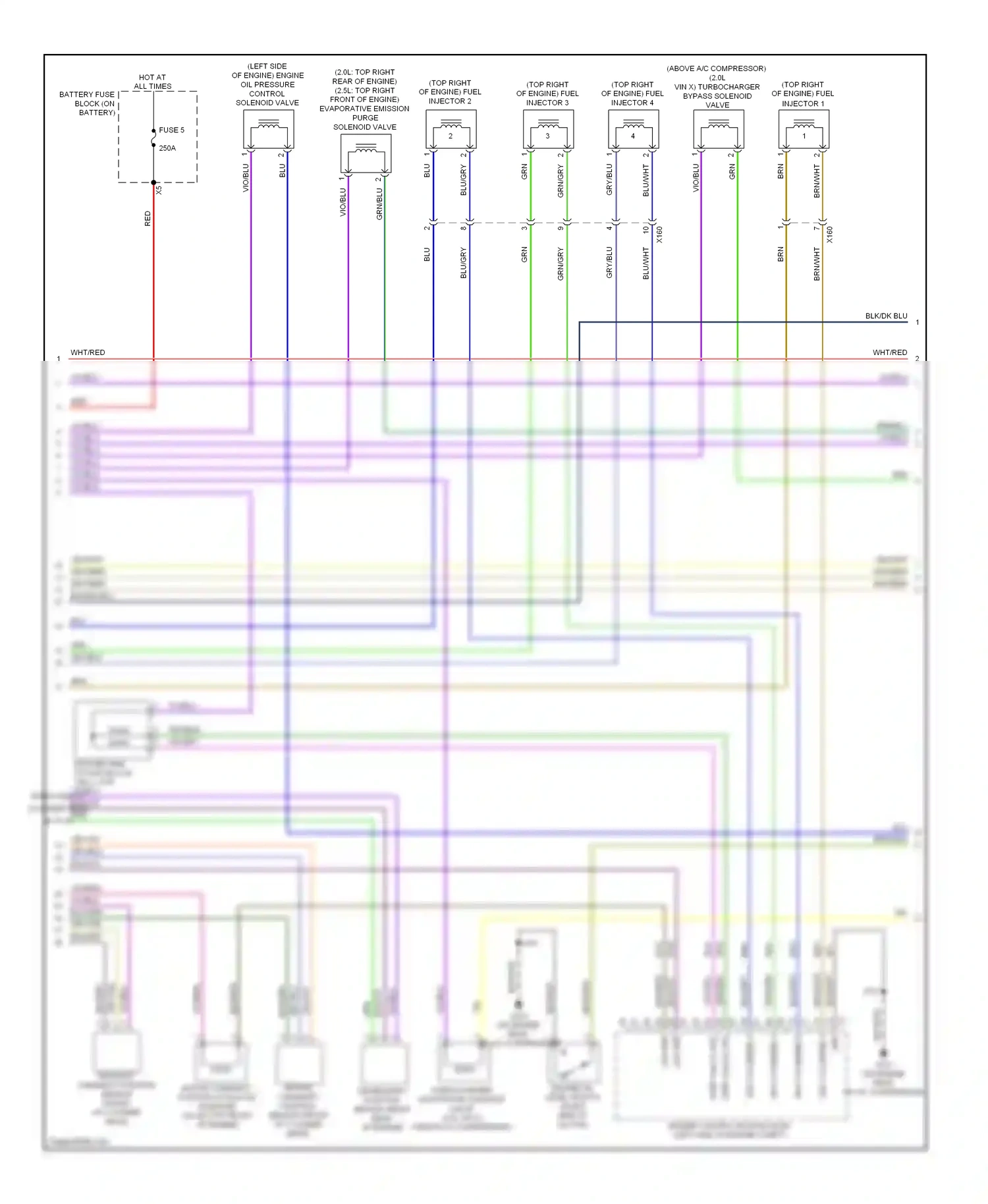 Wiring diagram step cam a ctrl for Chevrolet Malibu VIII facelift (2013-2016) (1 of 2)