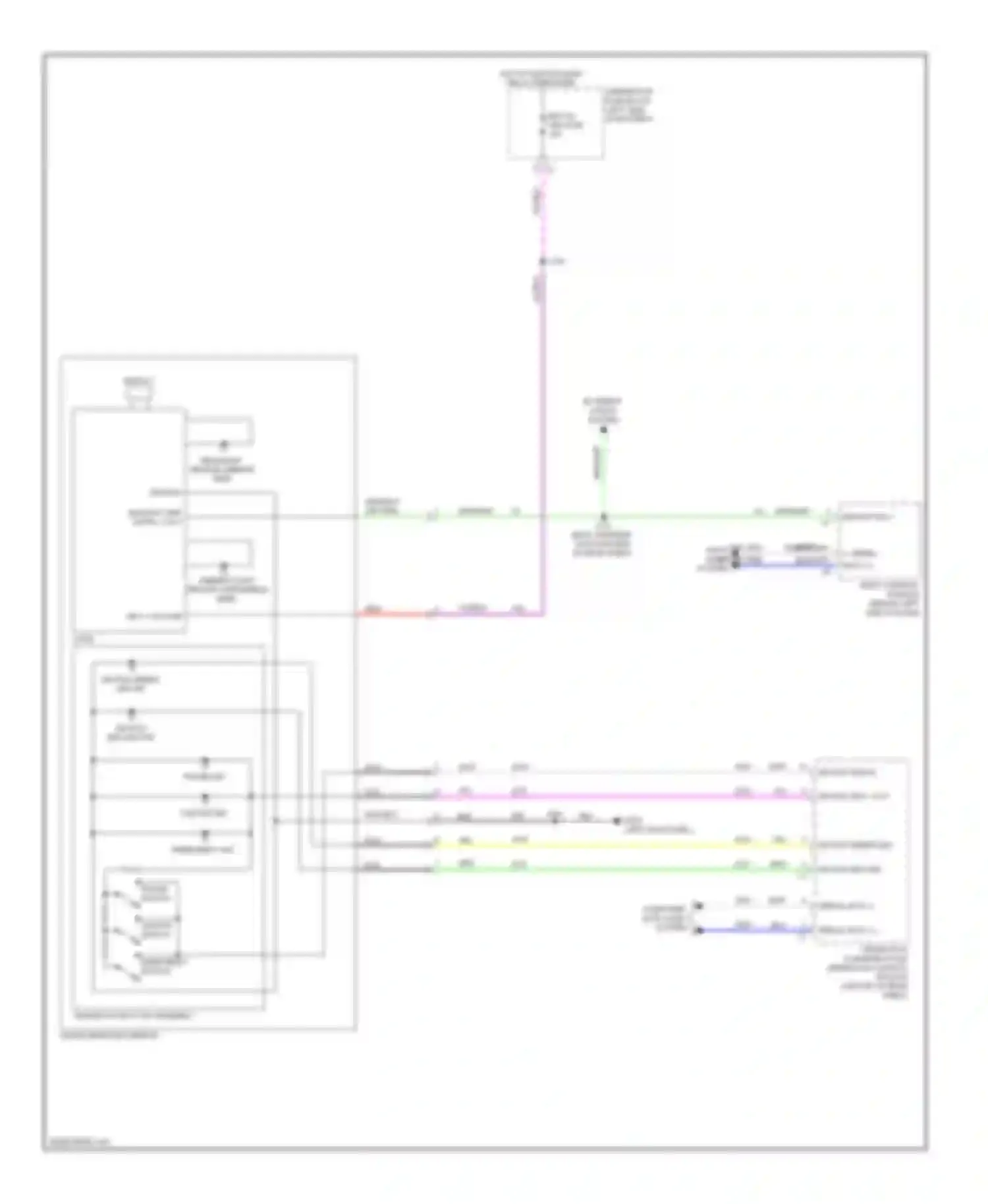 Wiring diagram telematics communication interface control module for Chevrolet Malibu VIII facelift (2013-2016) (2 of 8)