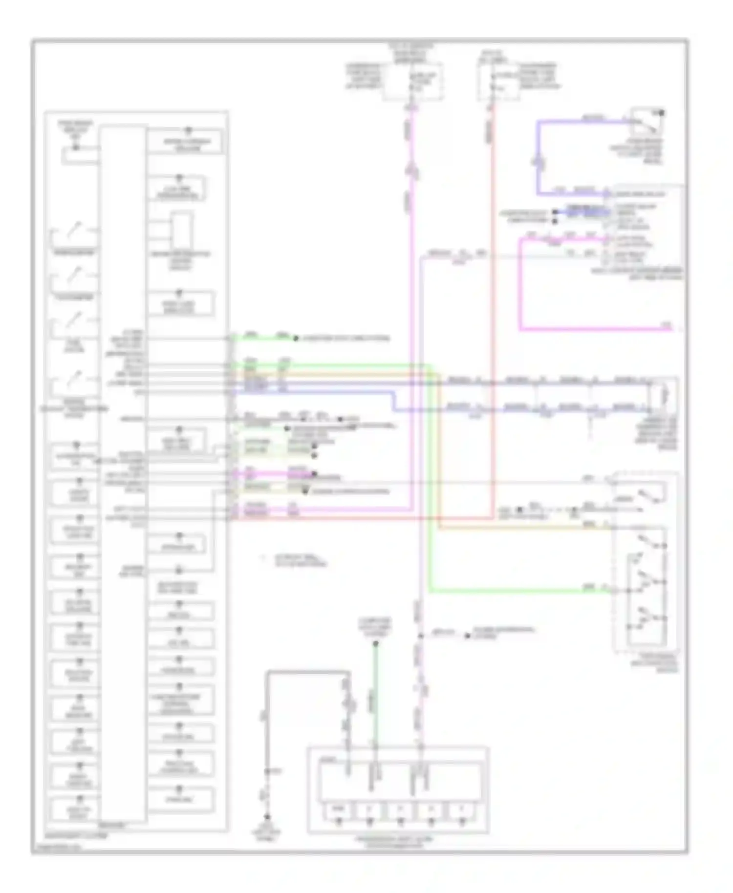 Wiring diagram wait-to start ind logic for Chevrolet Malibu VIII facelift (2013-2016) (1 of 1)