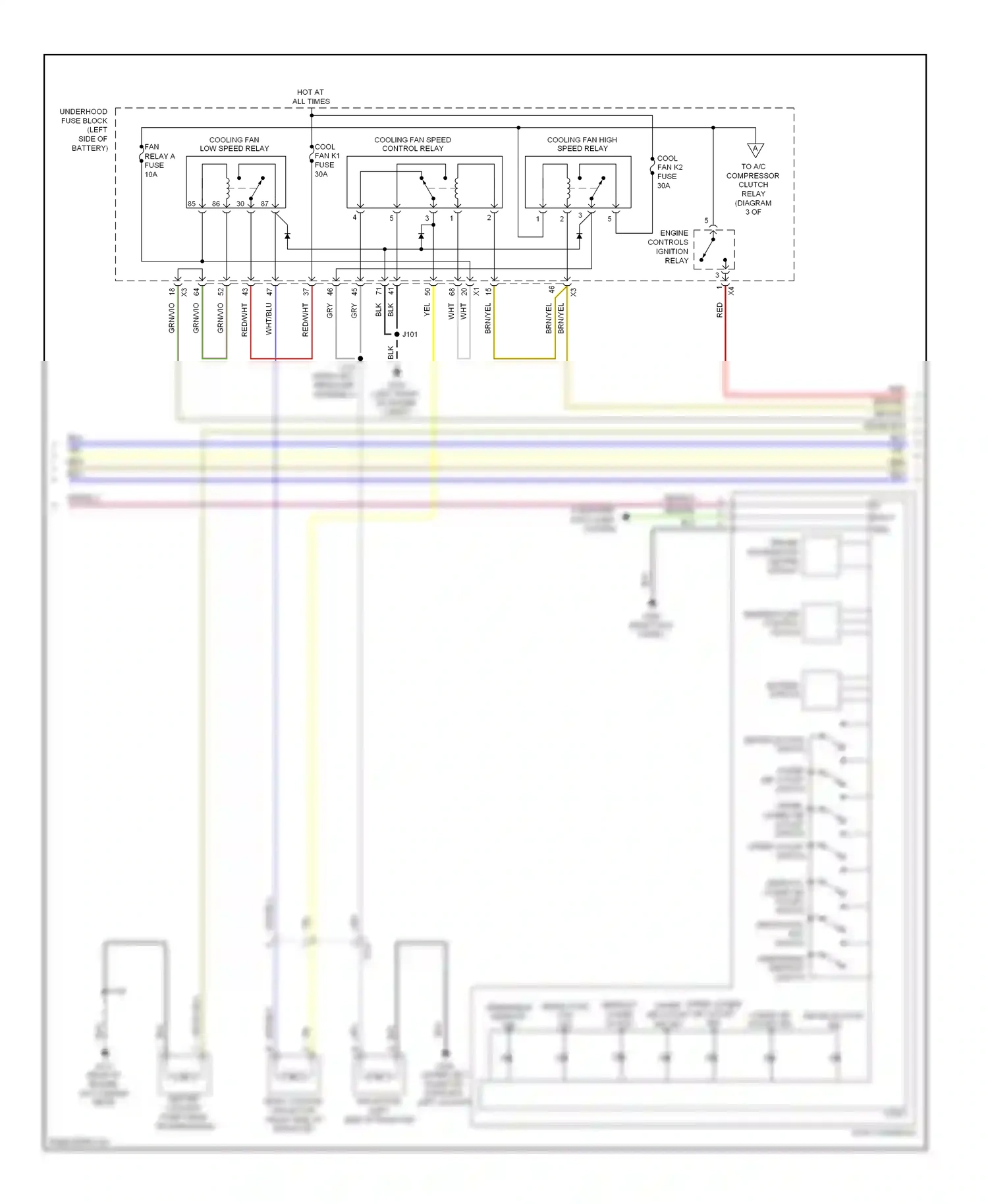Wiring diagram windshield defrost switch for Chevrolet Malibu VIII facelift (2013-2016) (2 of 2)