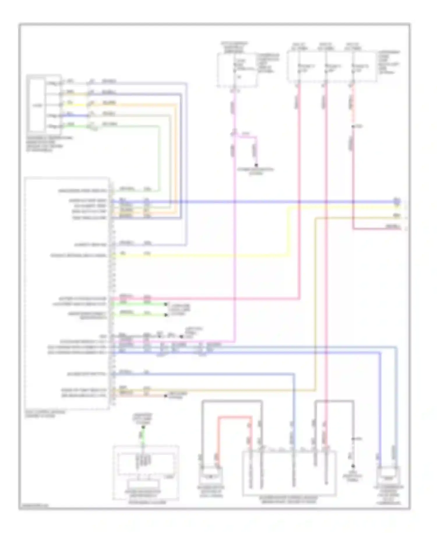 Wiring diagram windshield temperature, inside moisture sensor for Chevrolet Malibu VIII facelift (2013-2016) (1 of 2)