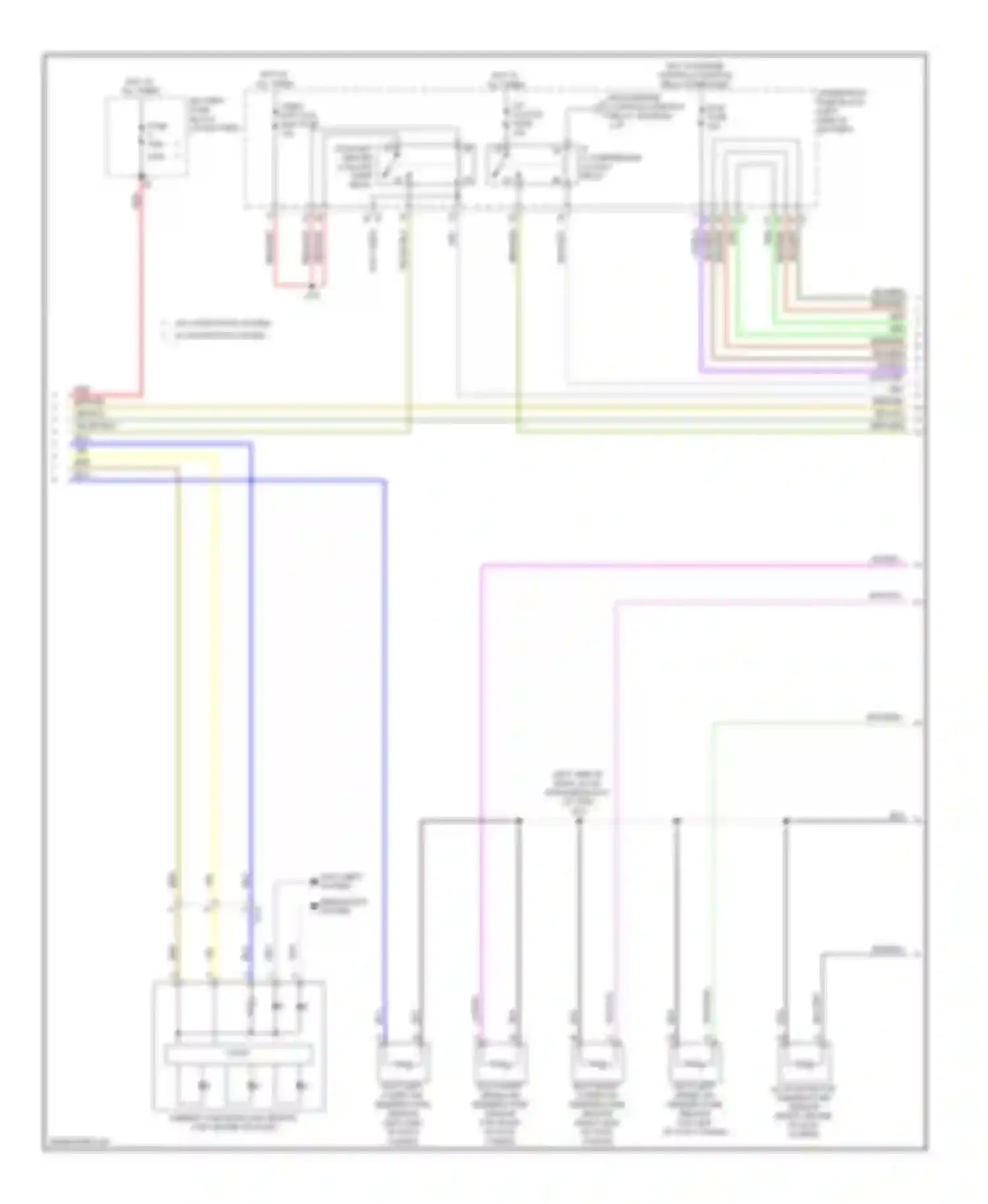 Wiring diagram w/o start/stop system w/ start/stop system for Chevrolet Malibu VIII facelift (2013-2016) (1 of 1)