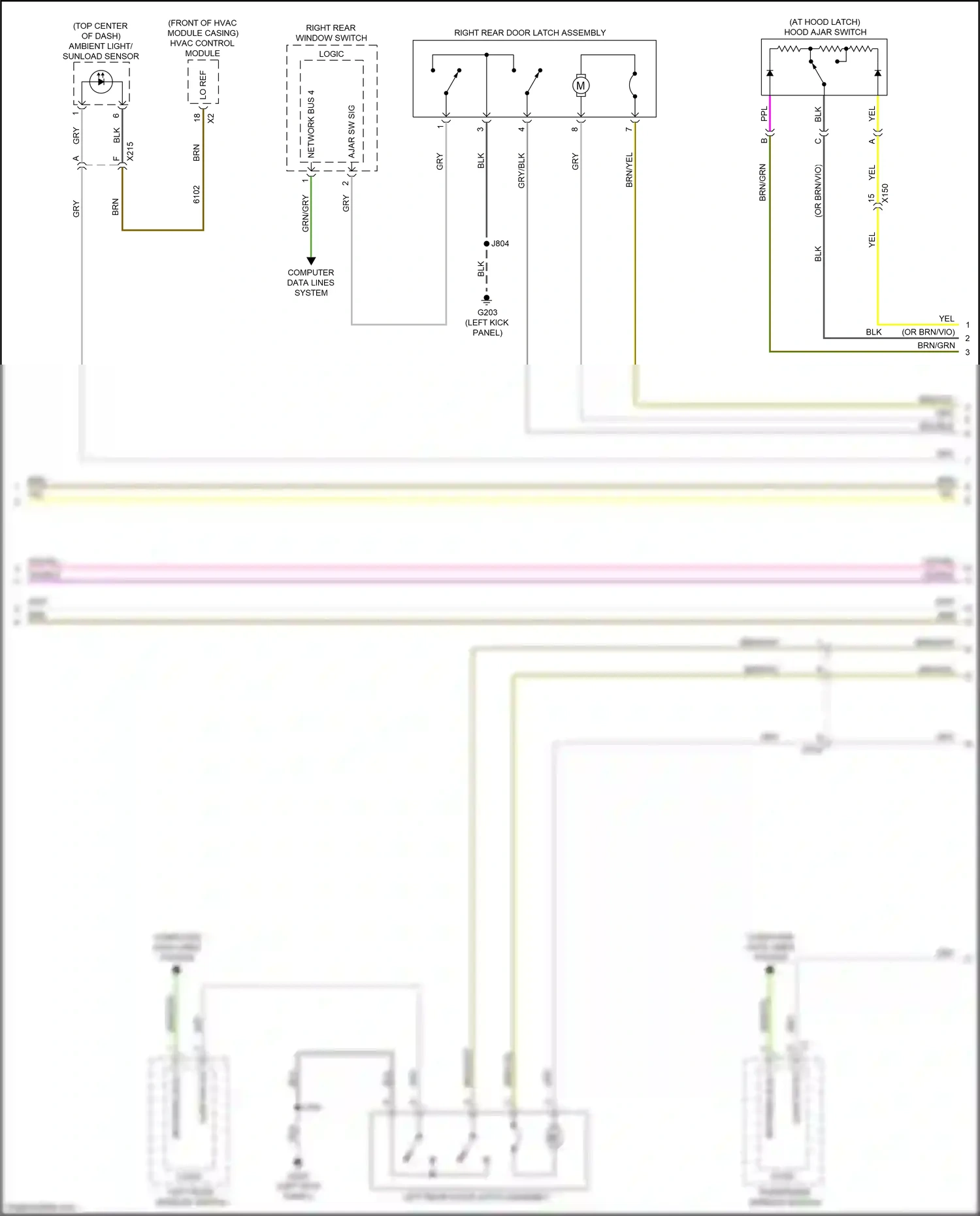 Wiring diagram hvac control module for Chevrolet Malibu VIII facelift (2013-2016) (3 of 9)