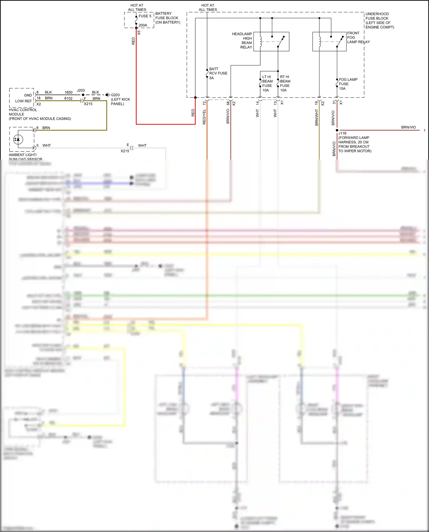 Wiring diagram lighting ctrl sw ref for Chevrolet Malibu VIII facelift (2013-2016) (3 of 7)