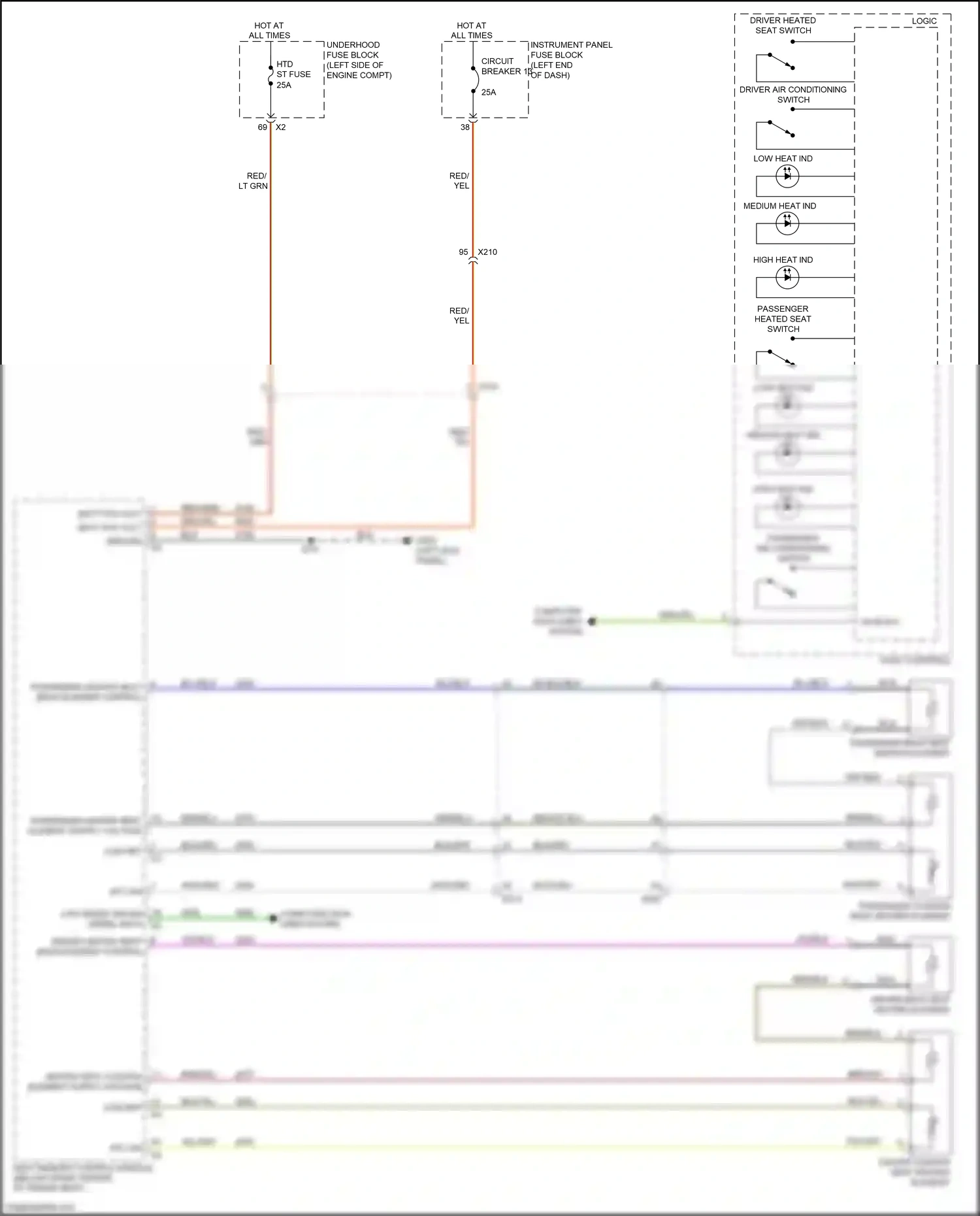 Chevrolet Malibu VIII facelift (2013-2016) seat memory control module wiring diagram  (2 of 7)
