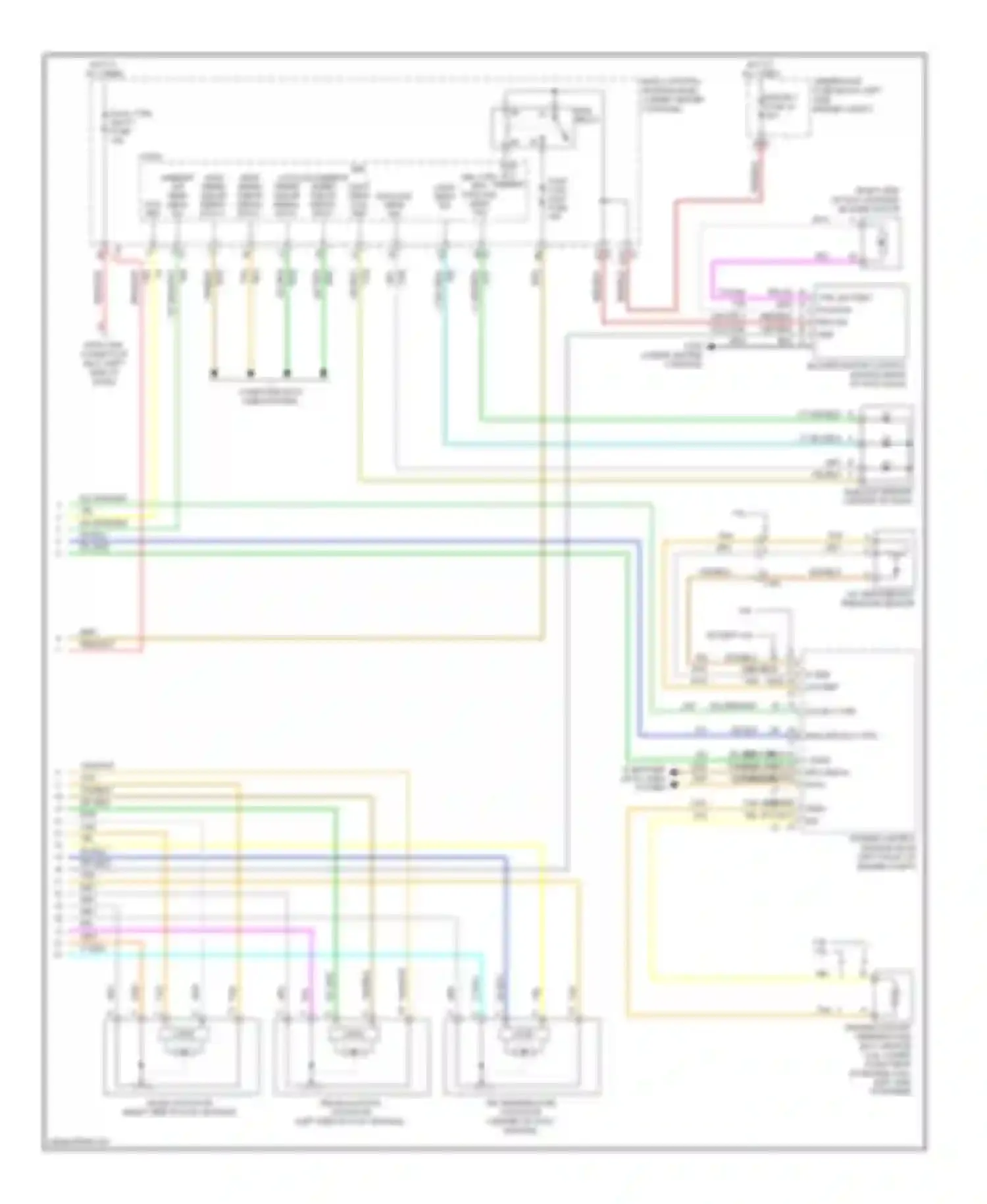 Malibu Chevrolet VIII (2011-2014): Automatic a/c circuit (2 of 2)