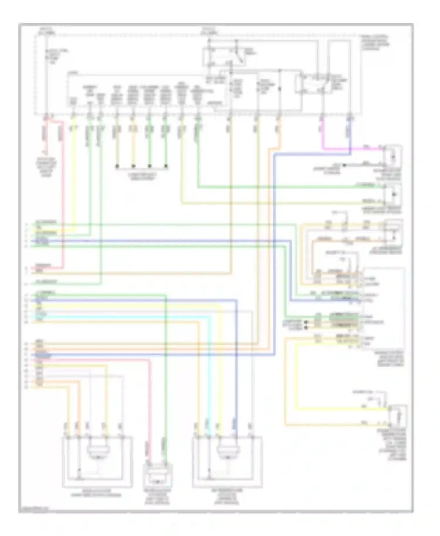 Malibu Chevrolet VIII (2011-2014): Manual a/c circuit (2 of 2)