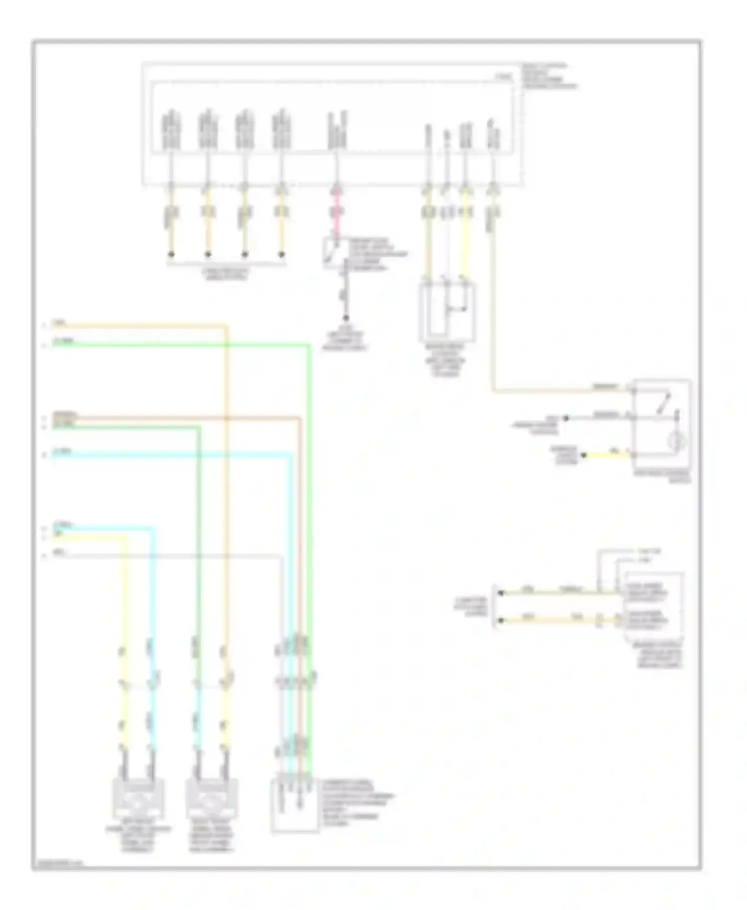 Malibu Chevrolet VIII (2011-2014): Anti-lock brakes circuit (2 of 2)