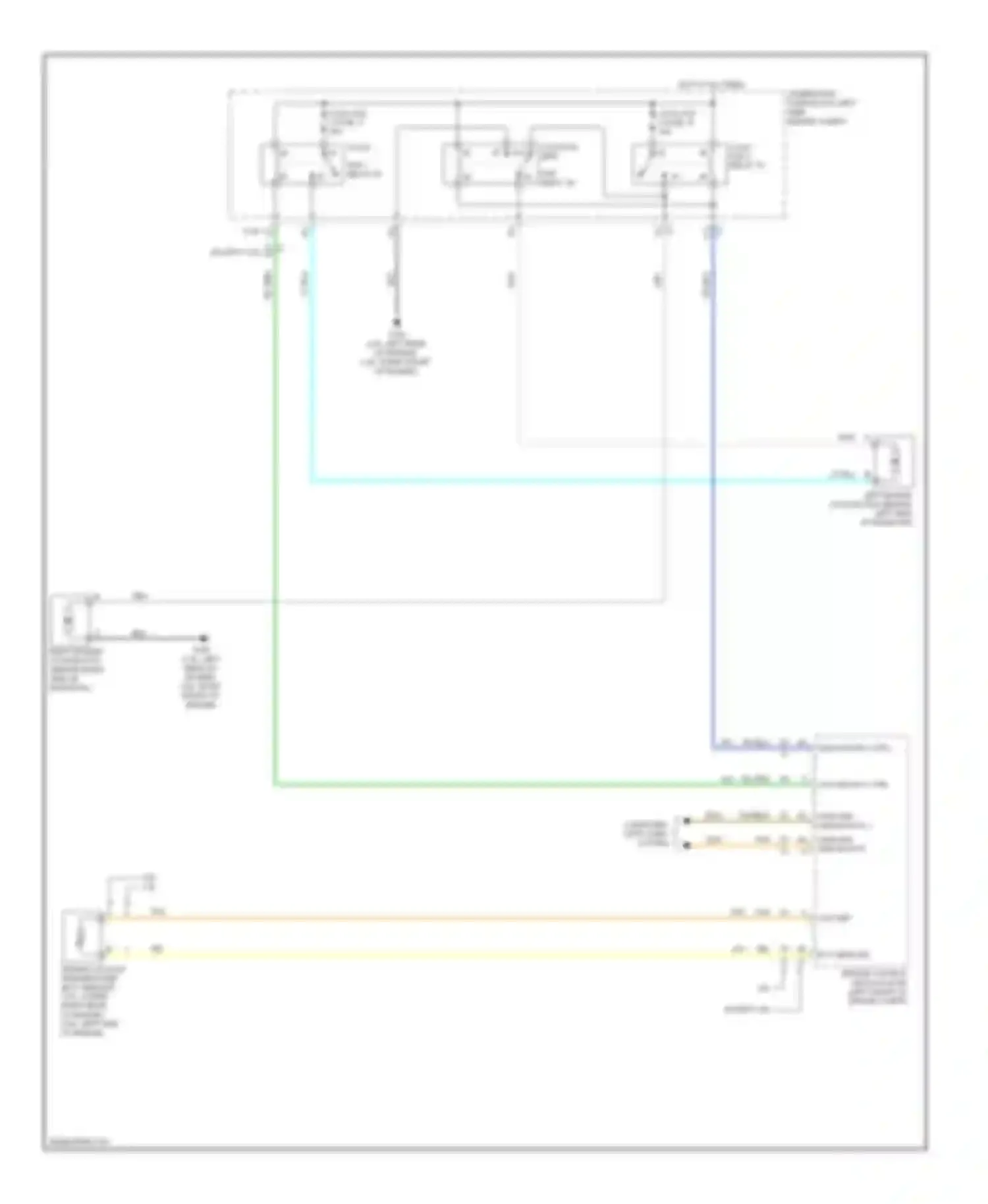 Malibu Chevrolet VIII (2011-2014): Cooling fan circuit