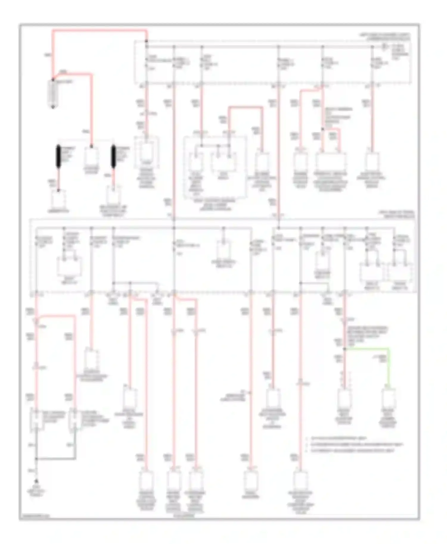 Malibu Chevrolet VIII (2011-2014): Power distribution circuit (1 of 4)