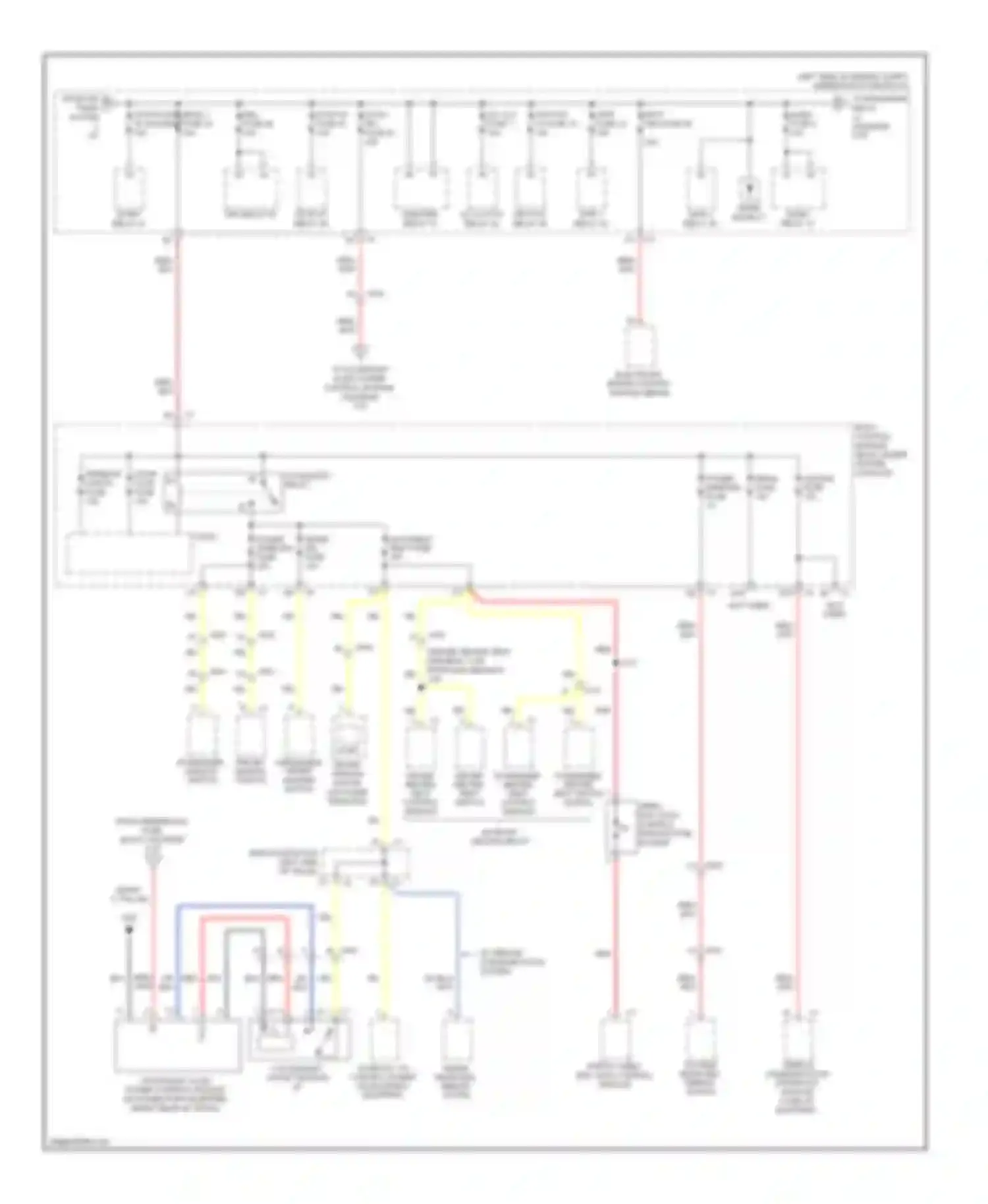 Malibu Chevrolet VIII (2011-2014): Power distribution circuit (3 of 4)