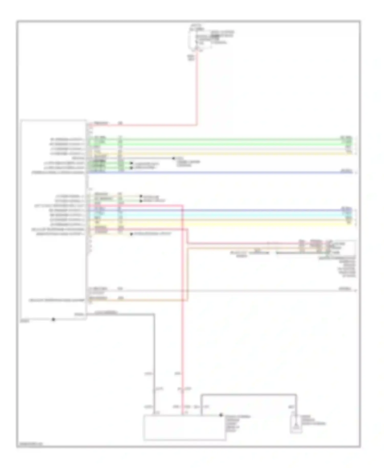 Malibu Chevrolet VIII (2011-2014): Radio circuit, base (1 of 2)