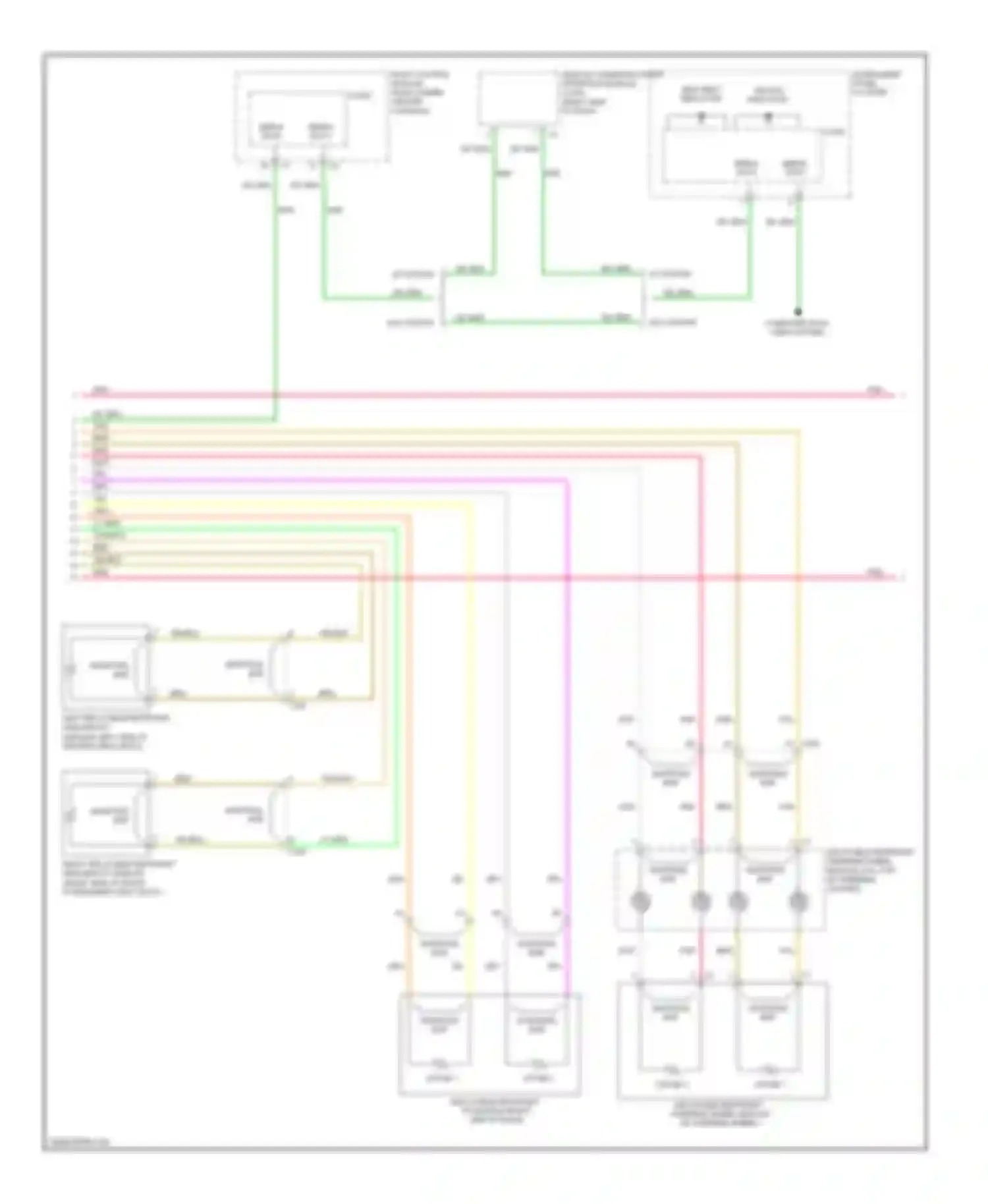 Malibu Chevrolet VIII (2011-2014): Supplemental restraints circuit (2 of 3)