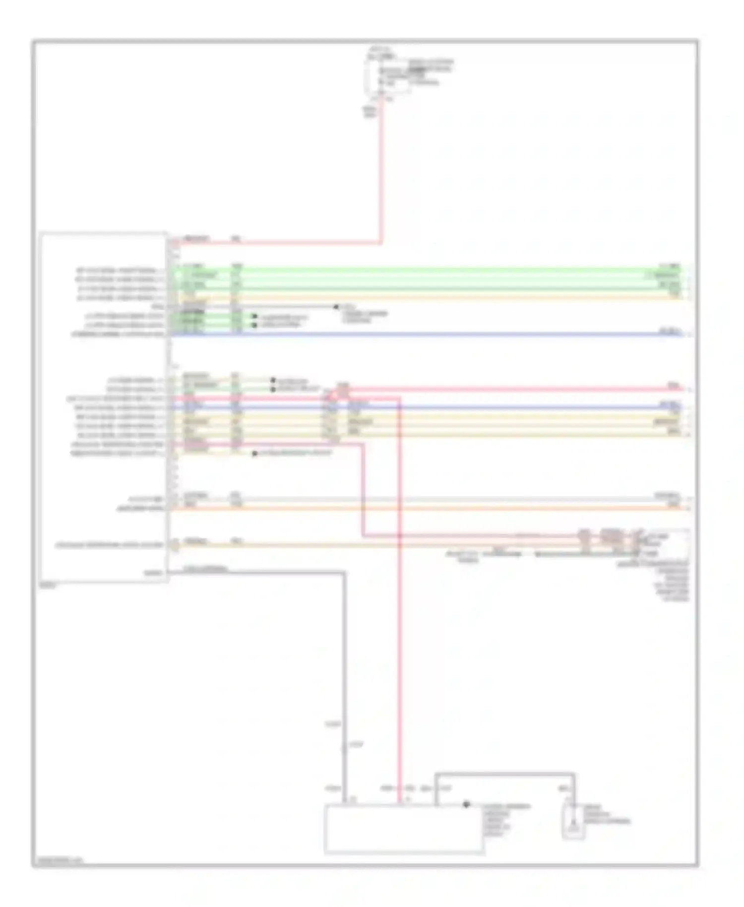 Wiring diagram 10-volt ref amplifier mute for Chevrolet Malibu VIII (2011-2014) (1 of 1)