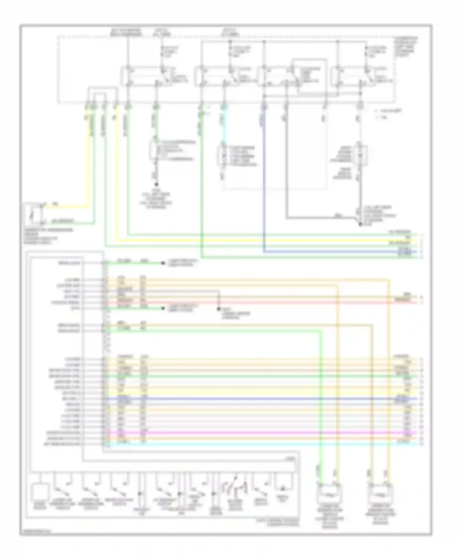 Wiring diagram a/c clu fuse 1 for Chevrolet Malibu VIII (2011-2014) (1 of 4)