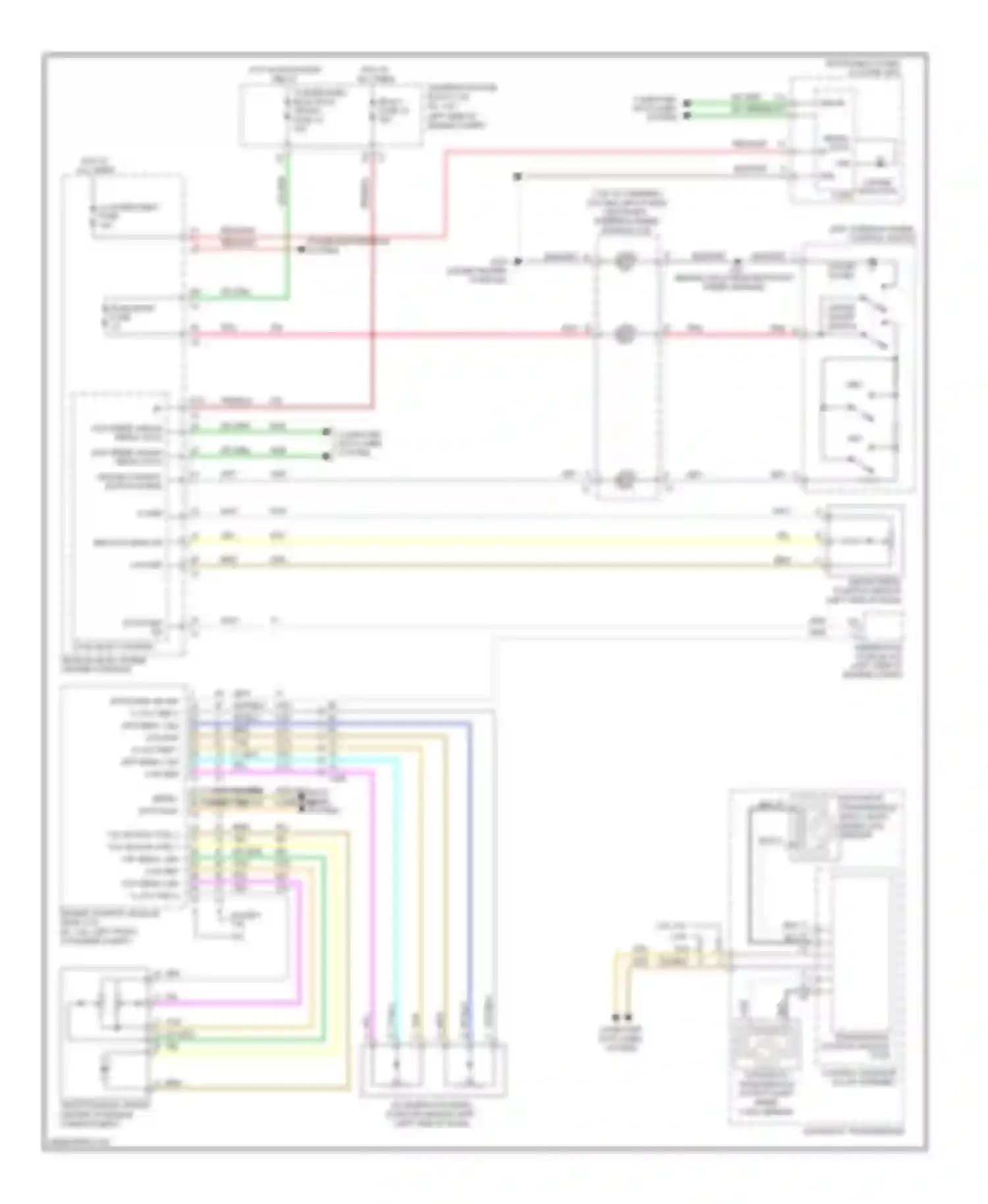 Wiring diagram cruise control switch signal for Chevrolet Malibu VIII (2011-2014) (1 of 1)