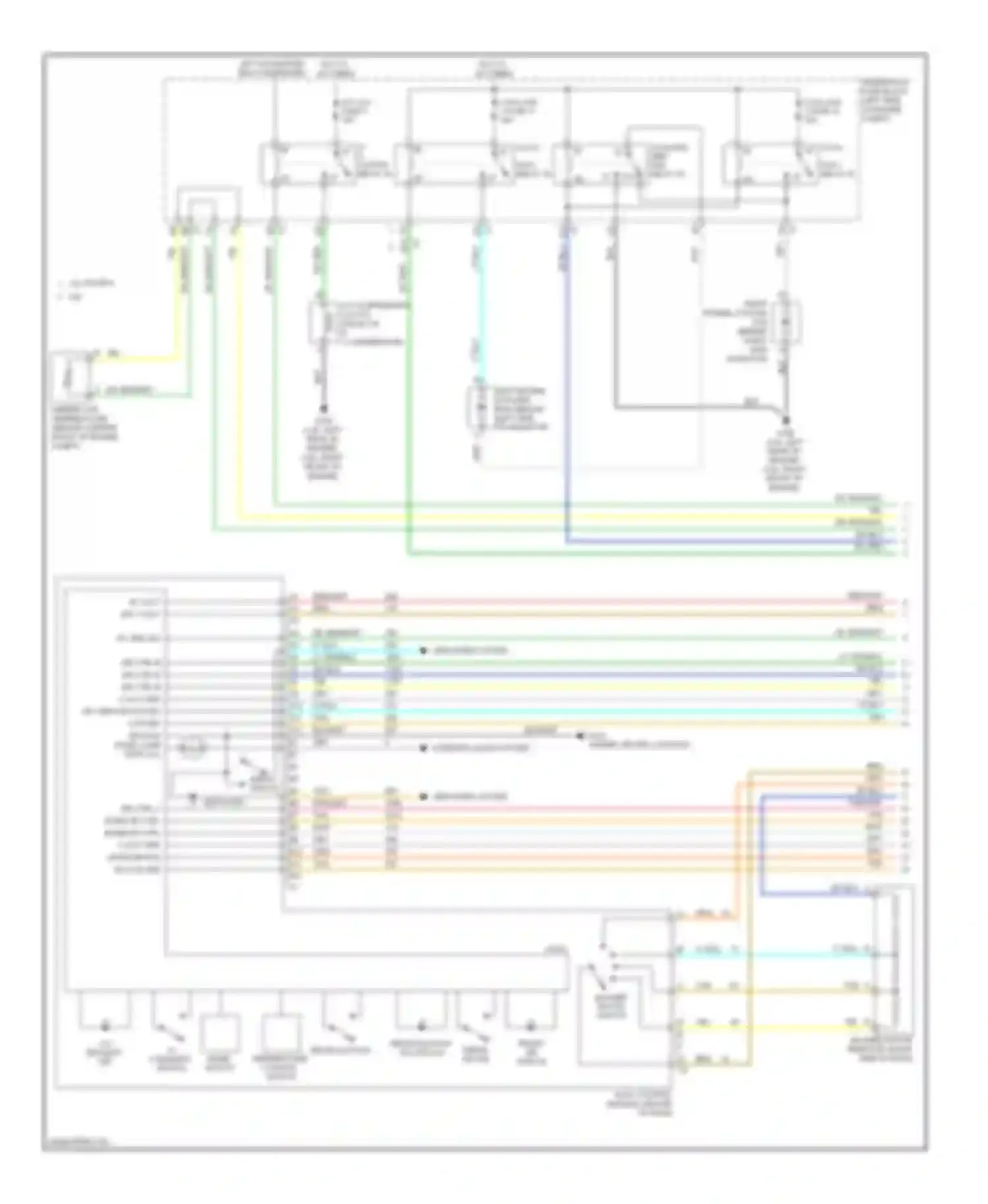 Wiring diagram defogger system for Chevrolet Malibu VIII (2011-2014) (1 of 2)