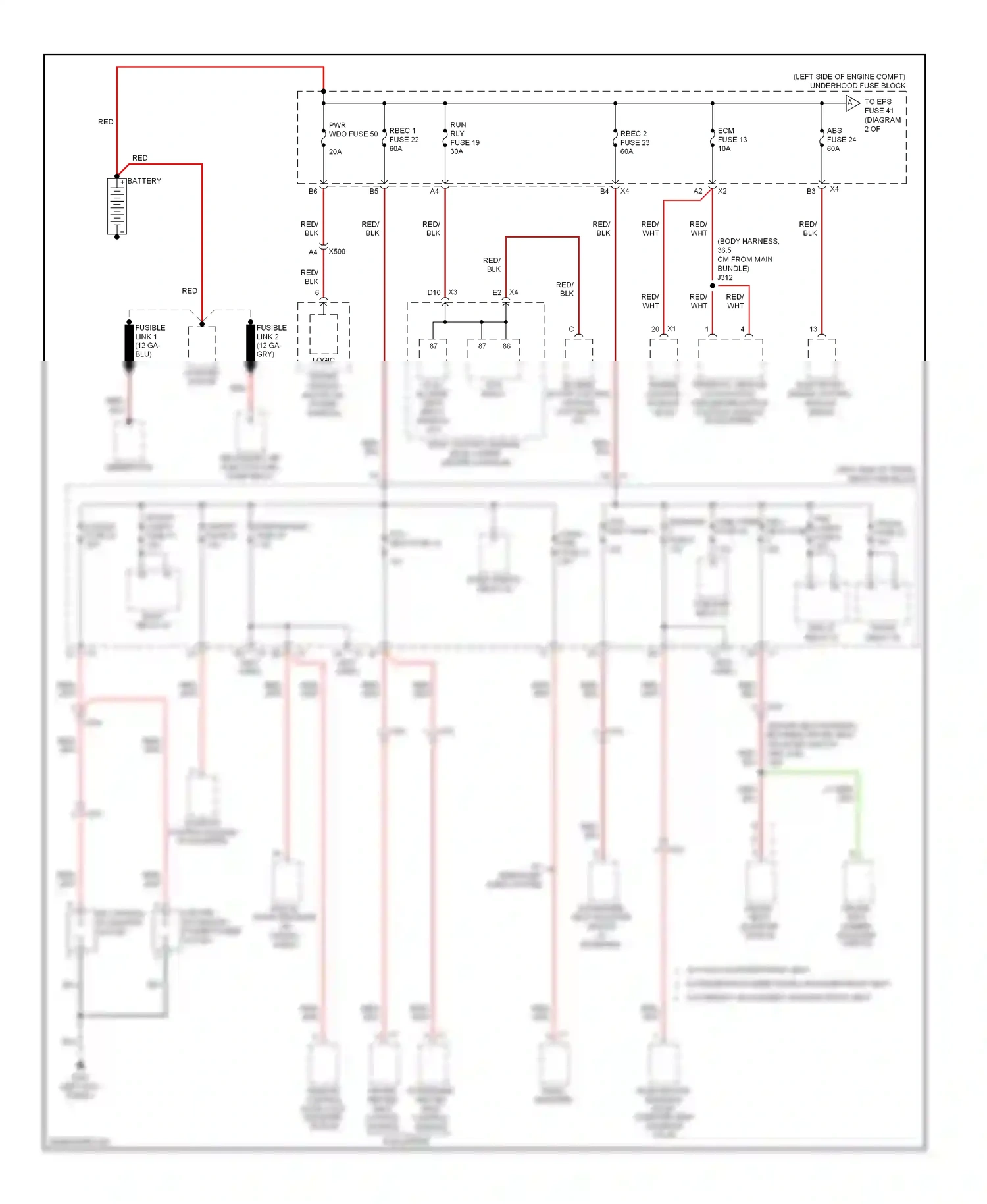 Chevrolet Malibu VIII (2011-2014) engine control module (ecm) wiring diagram  (2 of 3)
