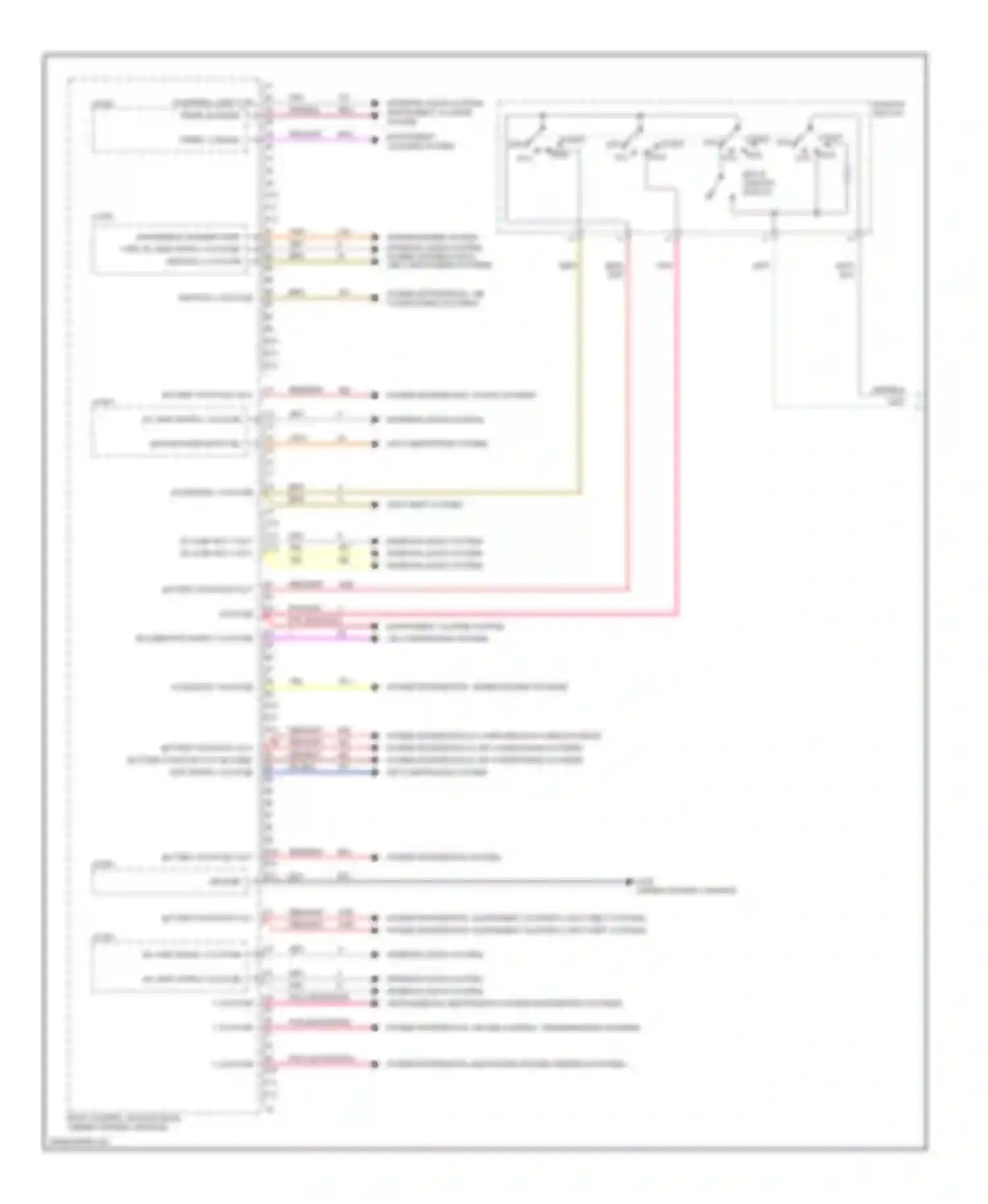 Wiring diagram instrument cluster system for Chevrolet Malibu VIII (2011-2014) (1 of 1)