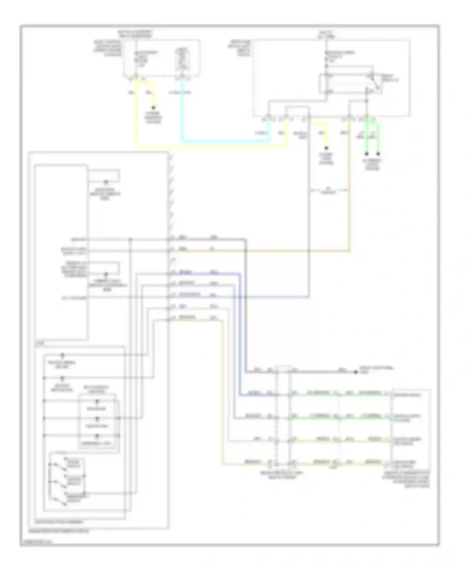 Wiring diagram keypad signal for Chevrolet Malibu VIII (2011-2014) (1 of 1)