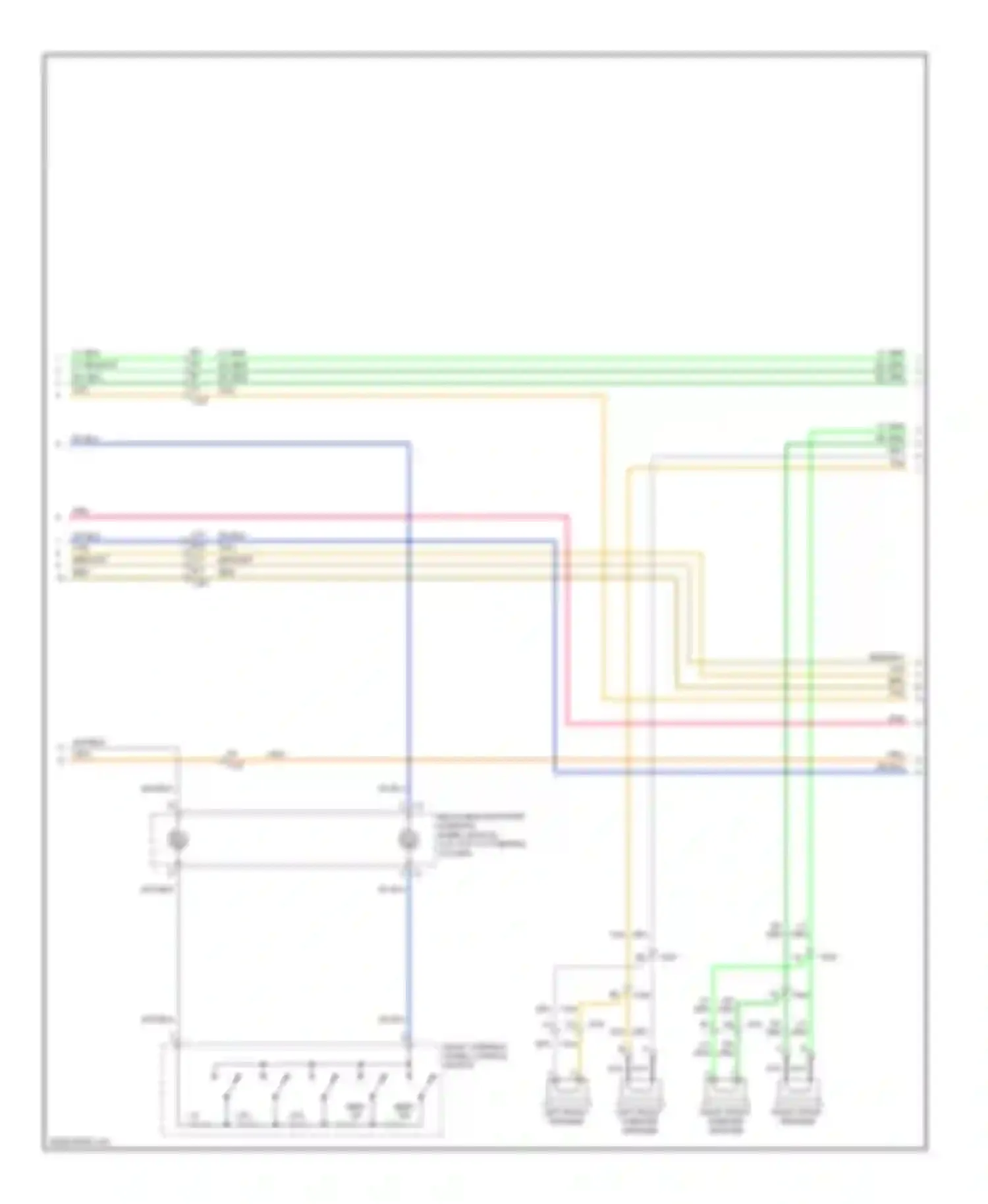 Wiring diagram left front speaker for Chevrolet Malibu VIII (2011-2014) (2 of 3)