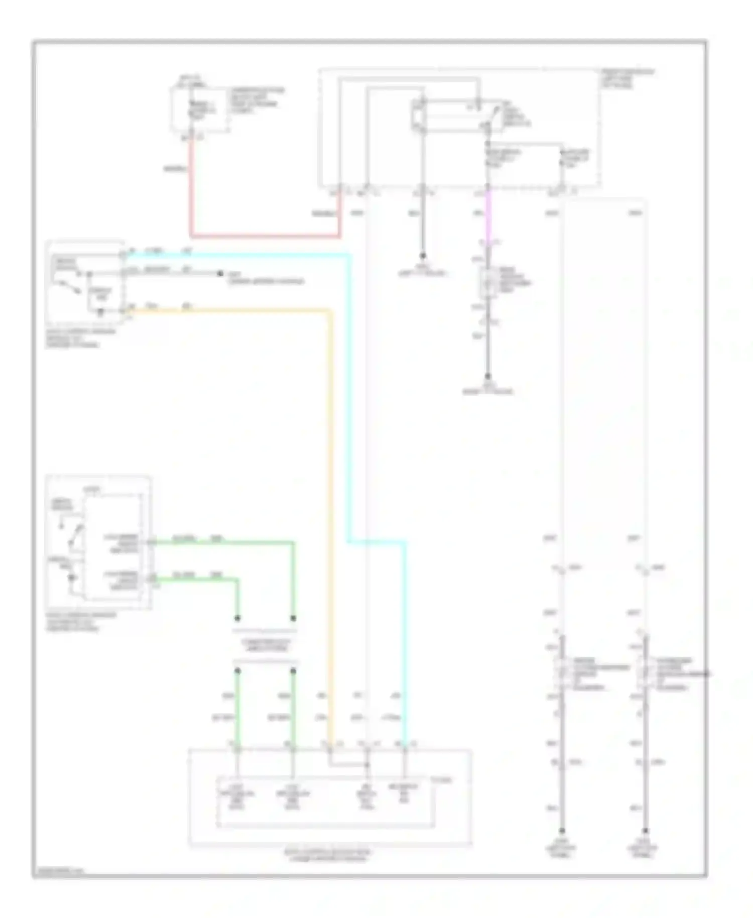 Wiring diagram rr defog rly ctrl for Chevrolet Malibu VIII (2011-2014) (1 of 1)