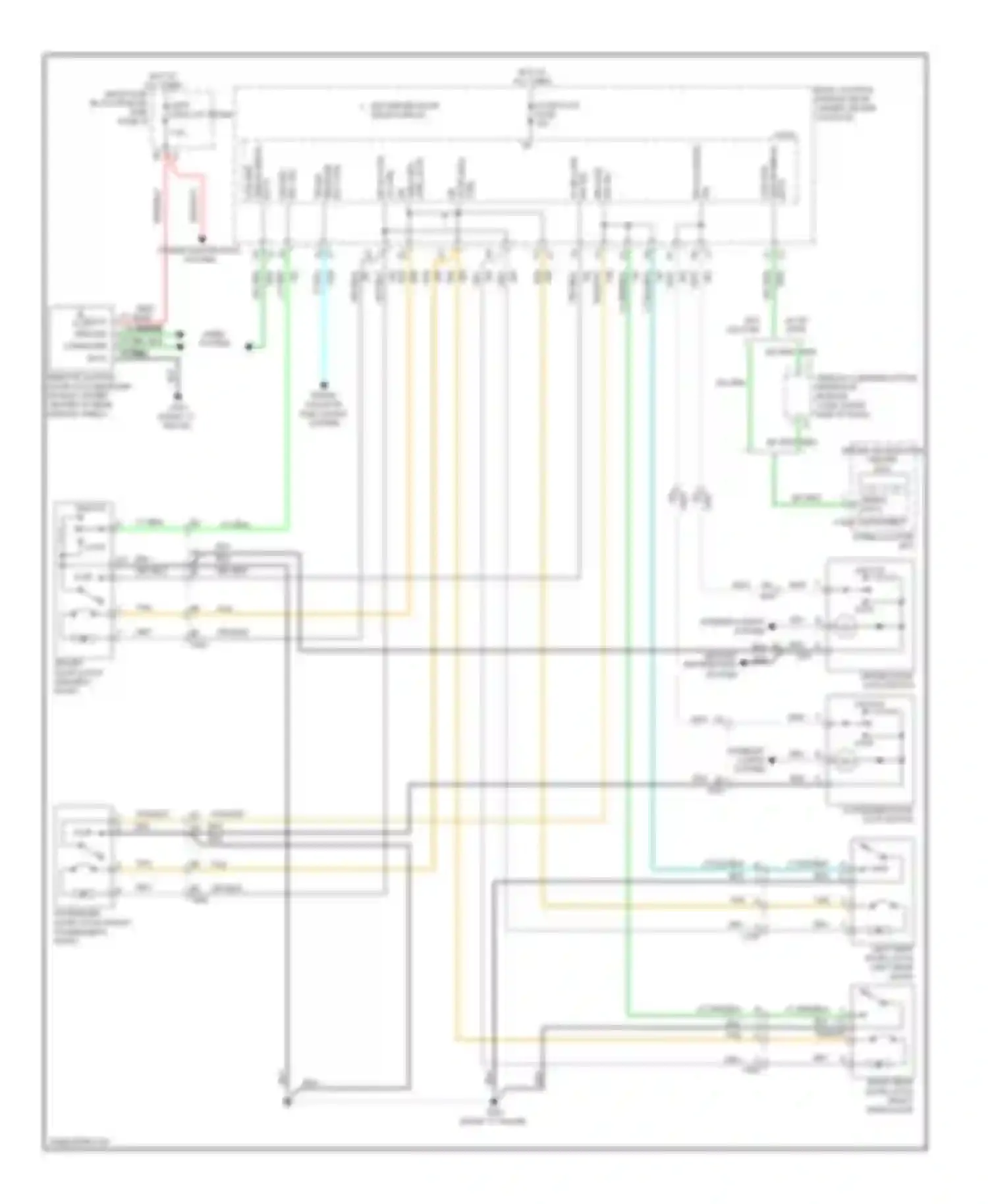 Wiring diagram trunk release rly ctrl for Chevrolet Malibu VIII (2011-2014) (1 of 1)