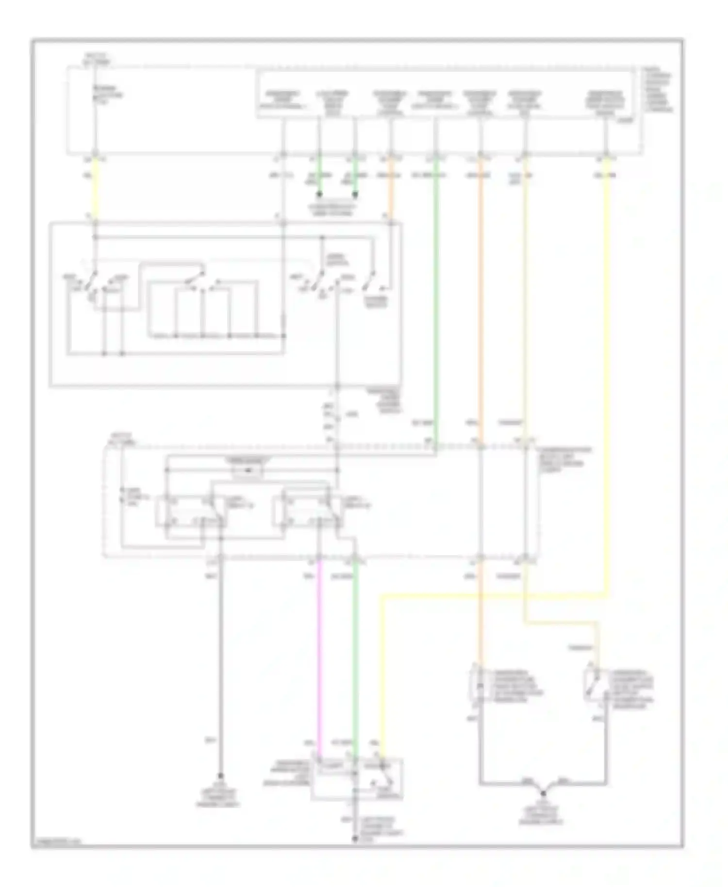 Wiring diagram windshield wiper switch signal 2 for Chevrolet Malibu VIII (2011-2014) (1 of 1)