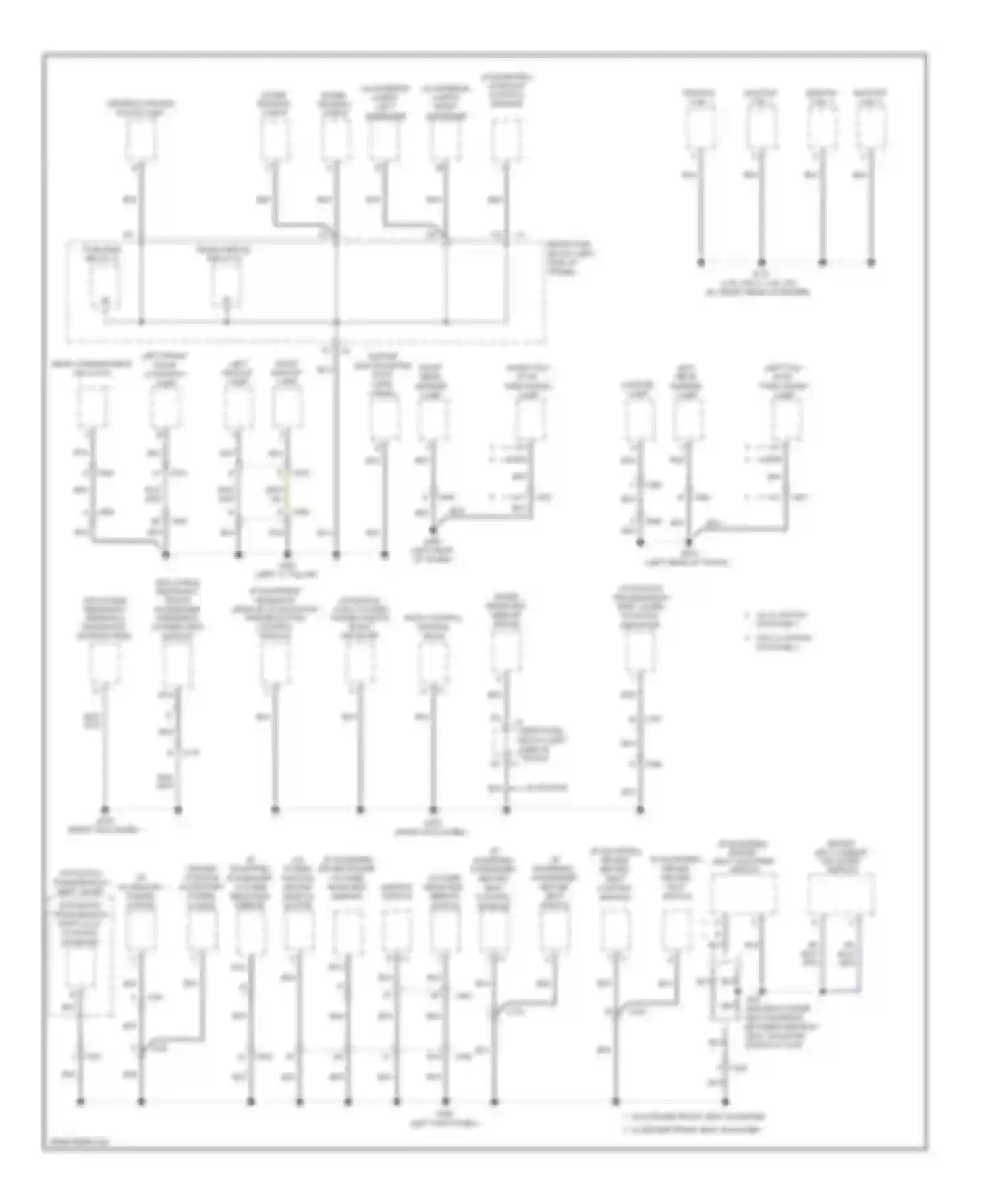 Wiring diagram w/o driver front seat adjuster w/ driver front seat adjuster for Chevrolet Malibu VIII (2011-2014) (1 of 1)
