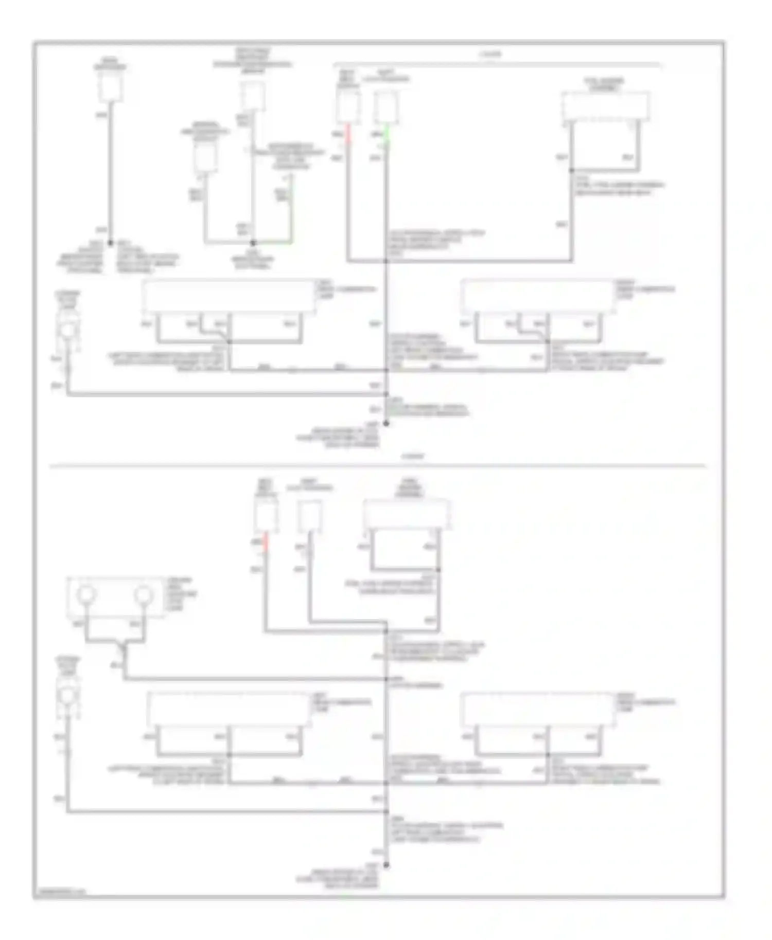 Metro Chevrolet I (1997-2001): Ground distribution circuit (3 of 3)