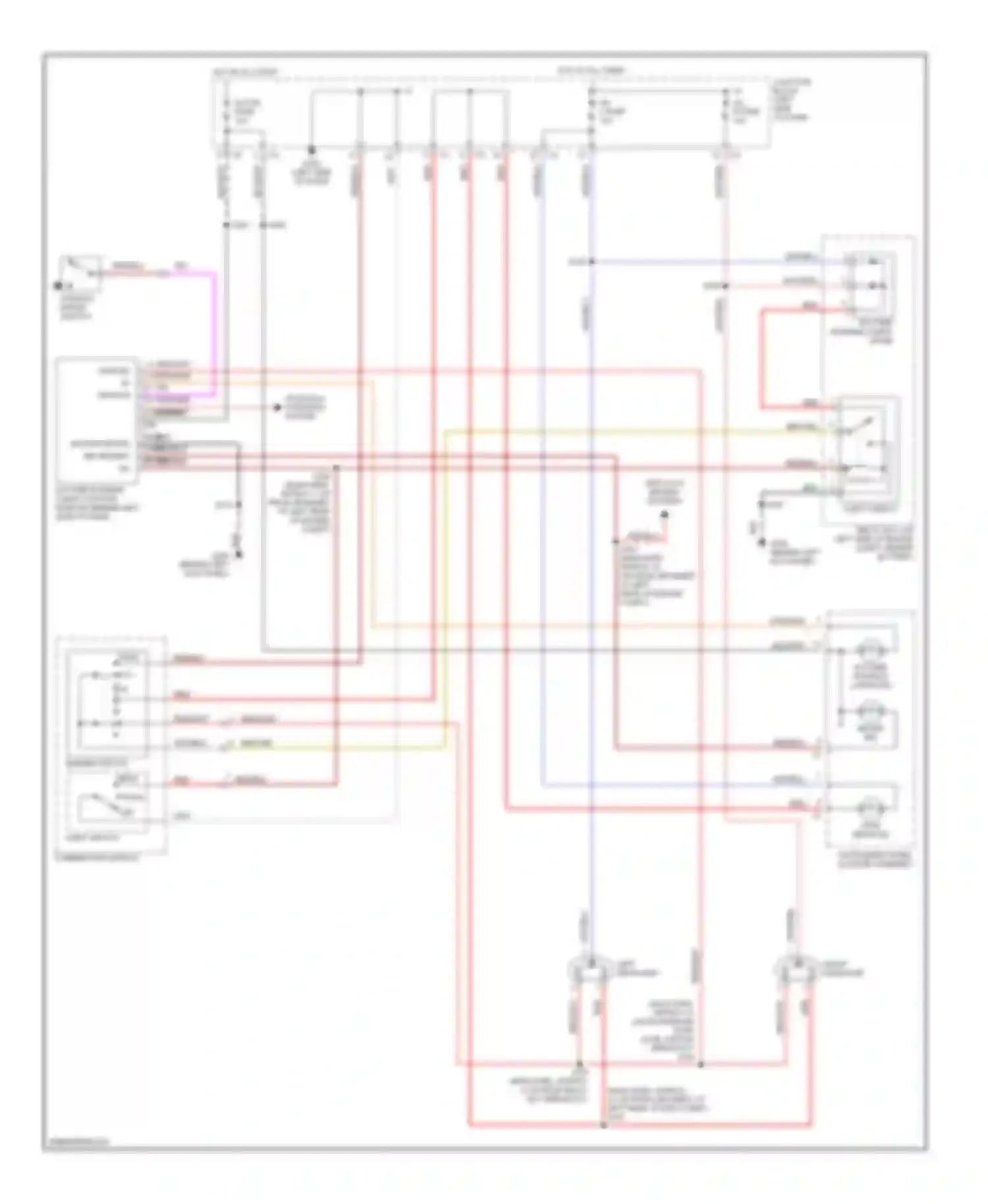Metro Chevrolet I (1997-2001): Headlight circuit