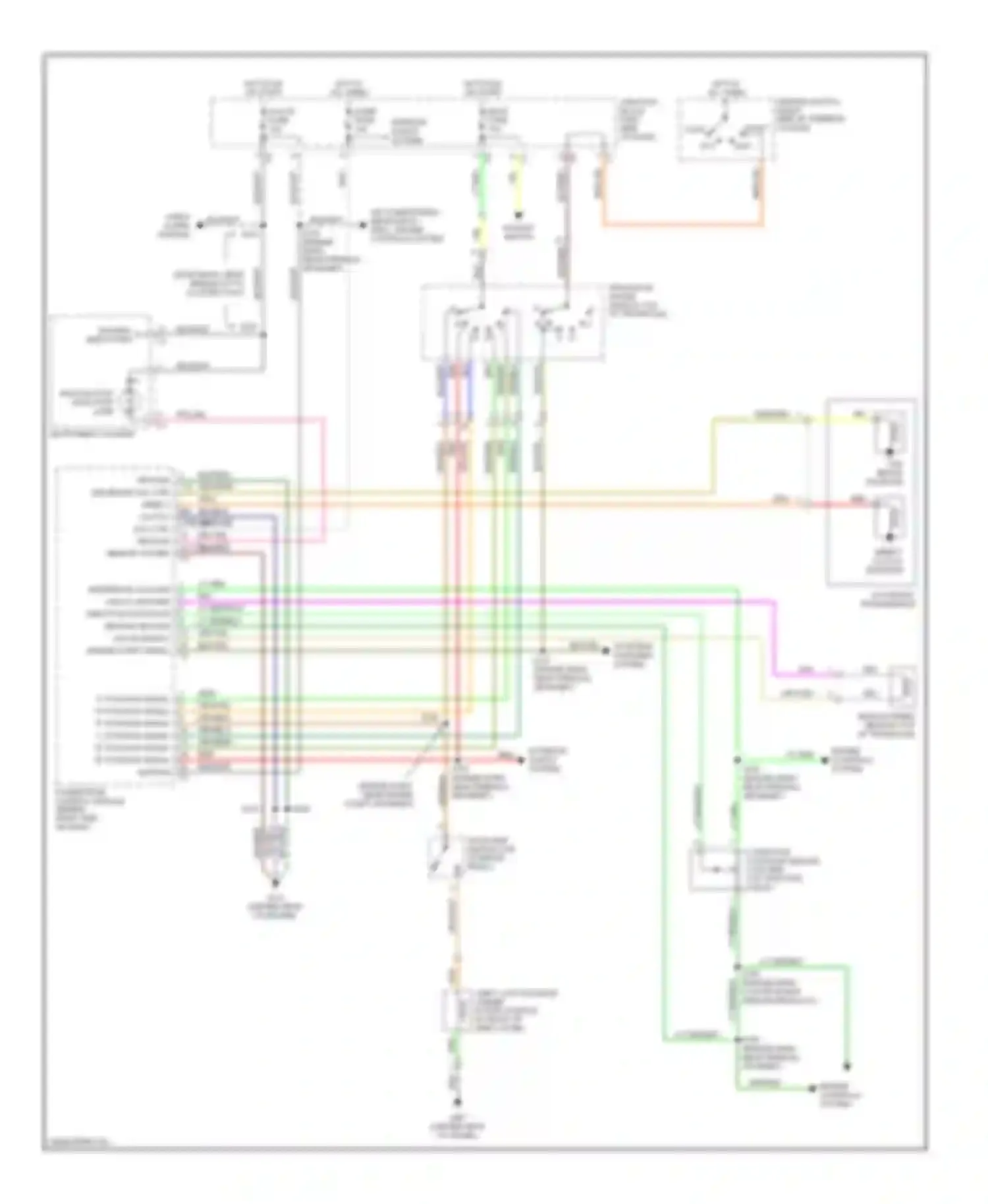 Wiring diagram malfunction indicator lamp for Chevrolet Metro I (1997-2001) (1 of 1)