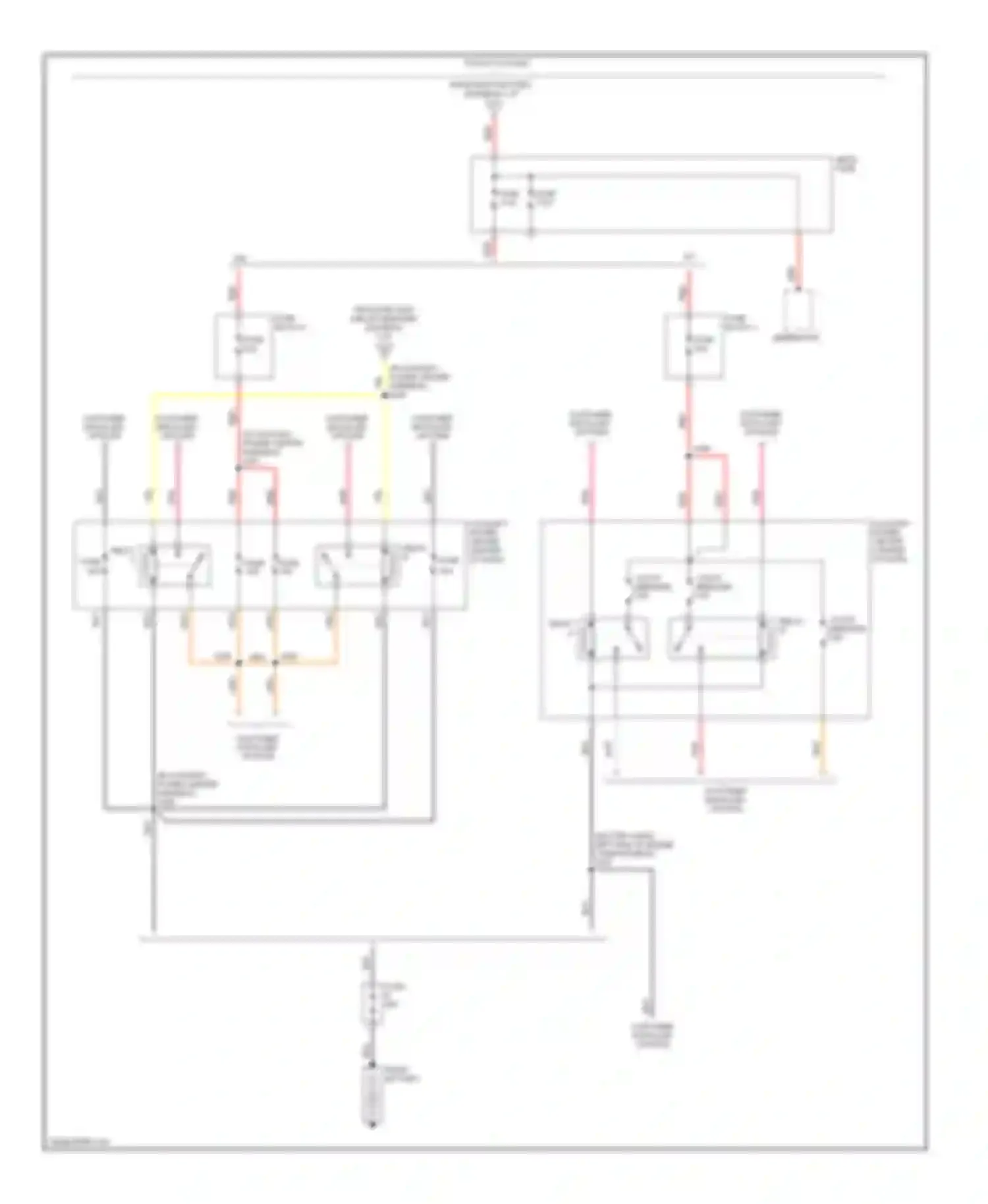Wiring diagram fuse block 5 for Chevrolet Pickup C2500  (1988-2000) (1 of 1)
